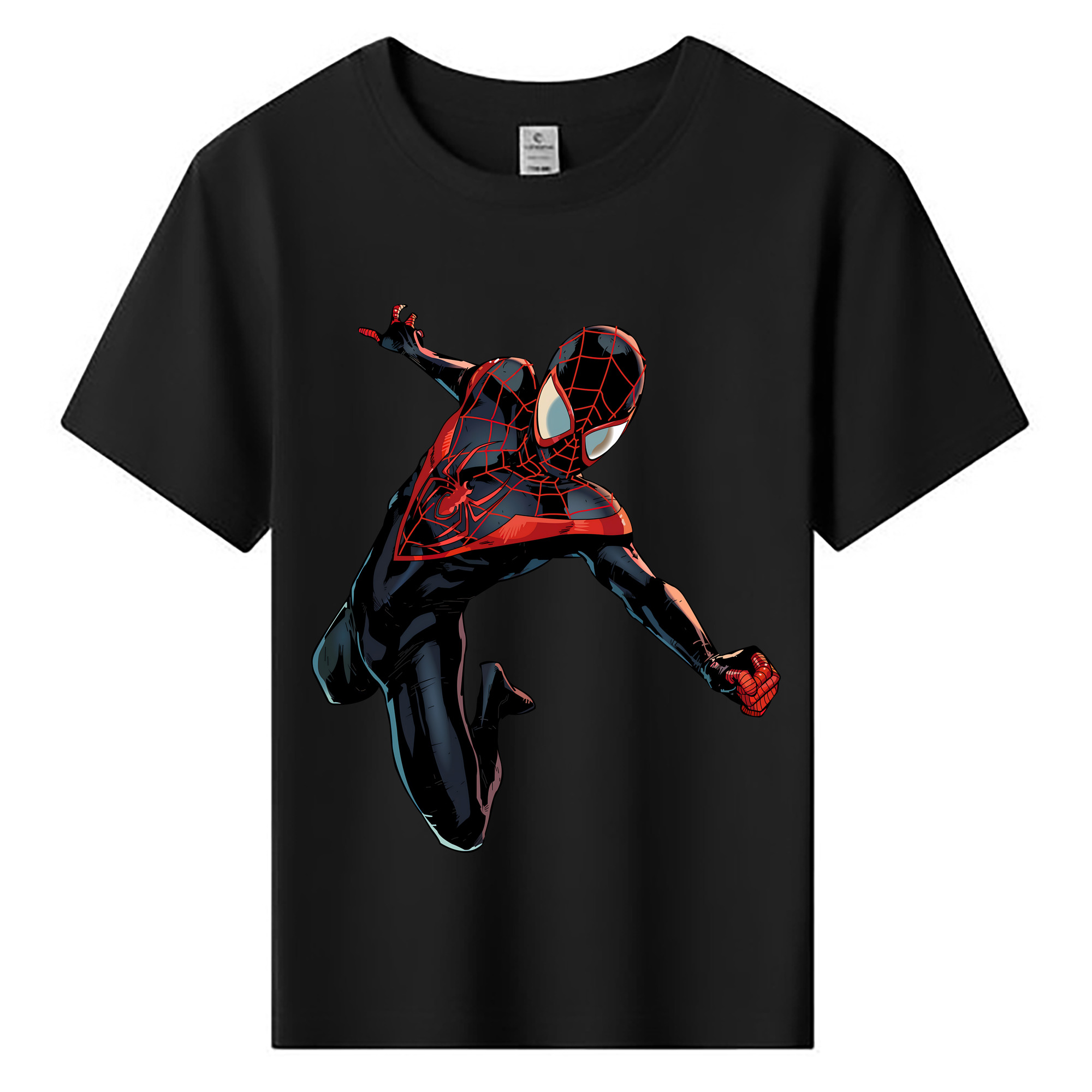 （画像用） Spider Man スパイダーマン 綿100％キッズTシャツ（フロントプリント）
