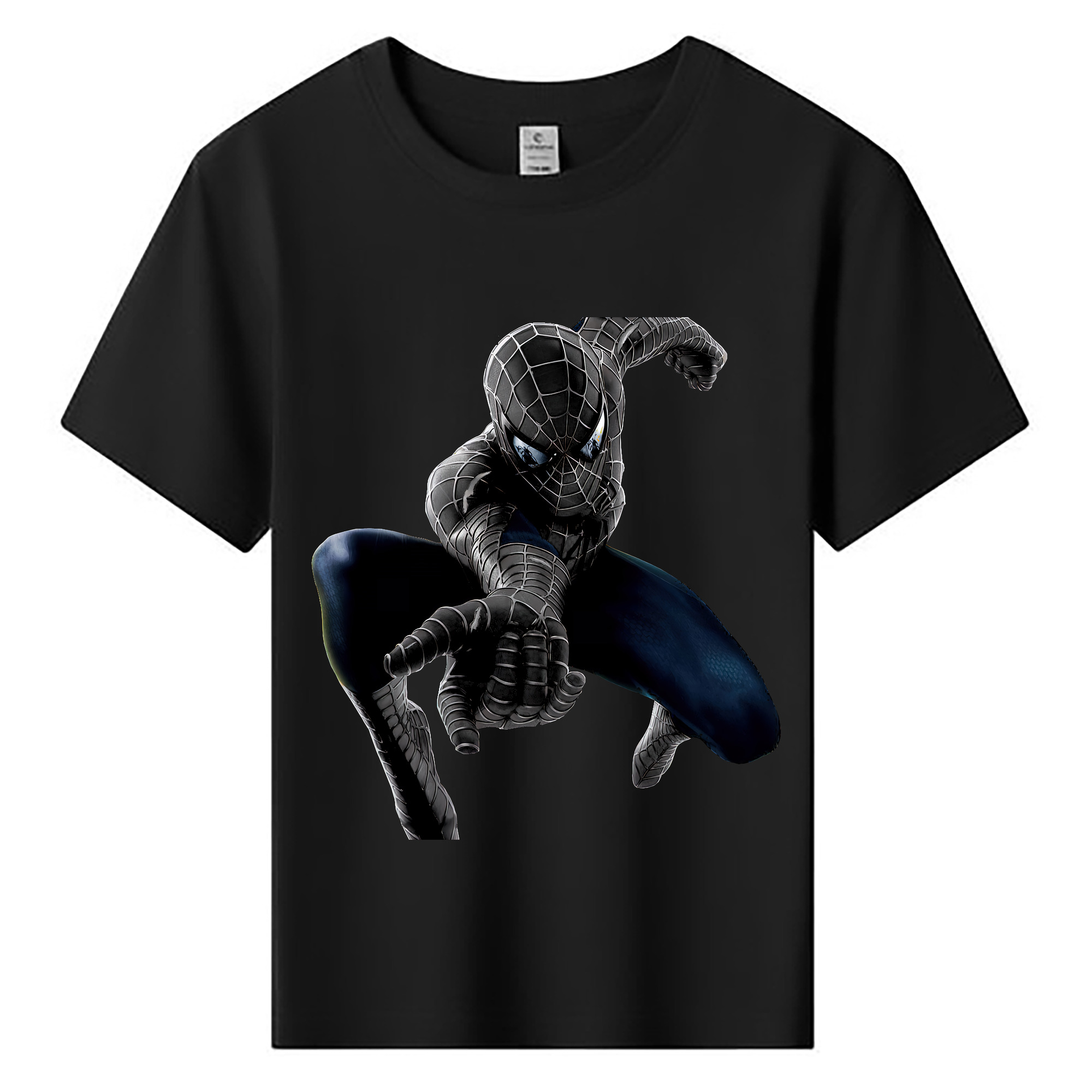 （画像用） Spider Man スパイダーマン 綿100％キッズTシャツ（フロントプリント）