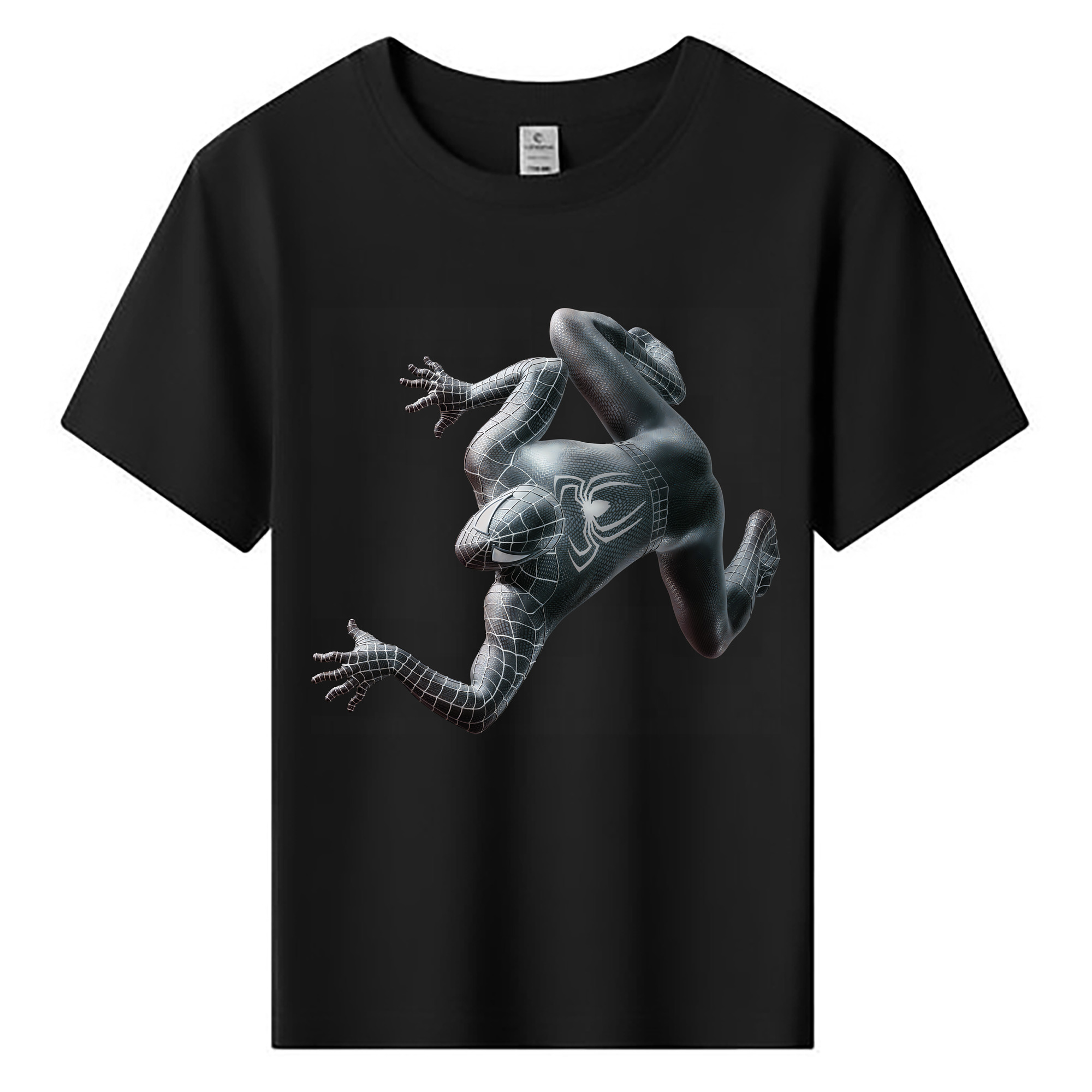 （画像用） Spider Man スパイダーマン 綿100％キッズTシャツ（フロントプリント）