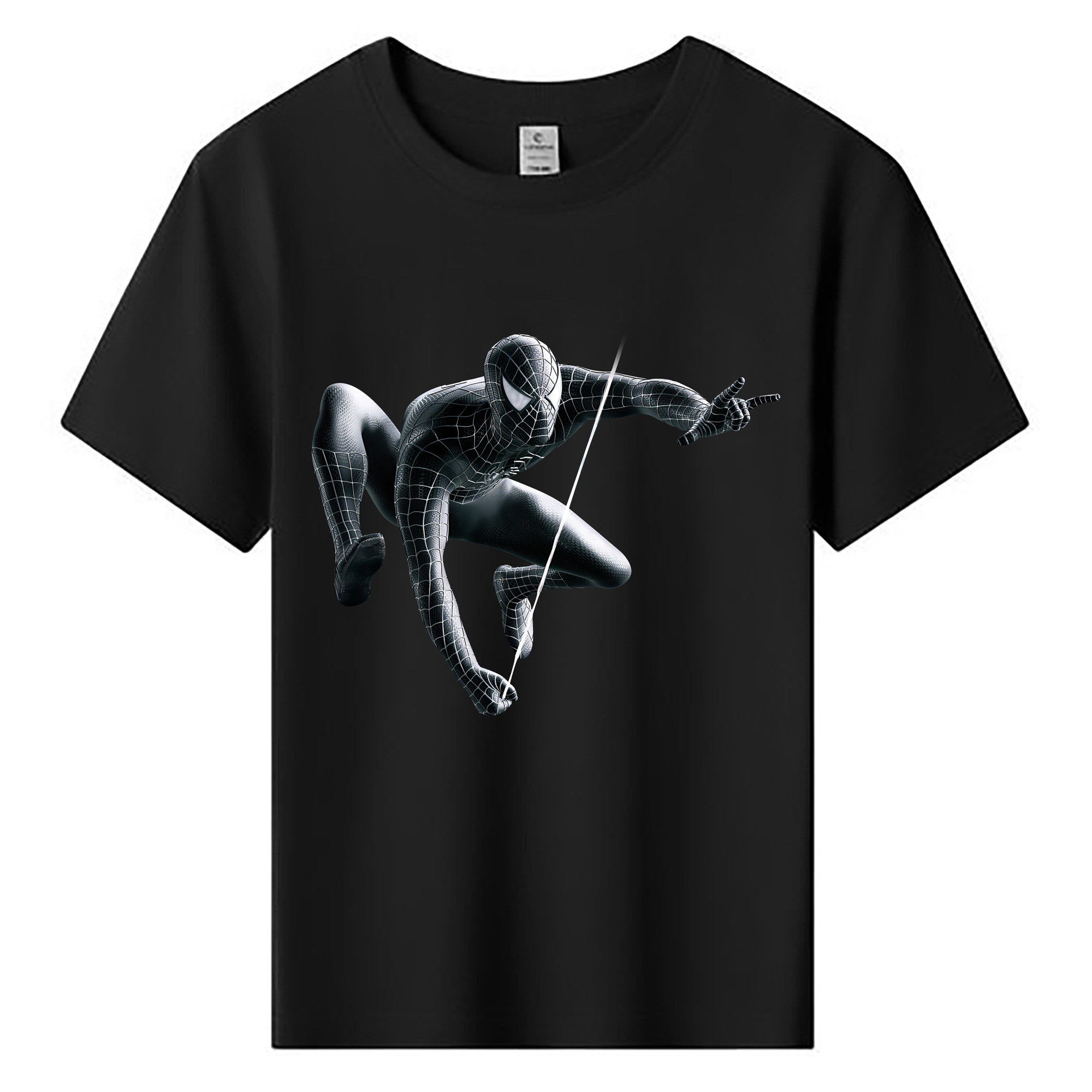 （画像用） Spider Man スパイダーマン 綿100％キッズTシャツ（フロントプリント）