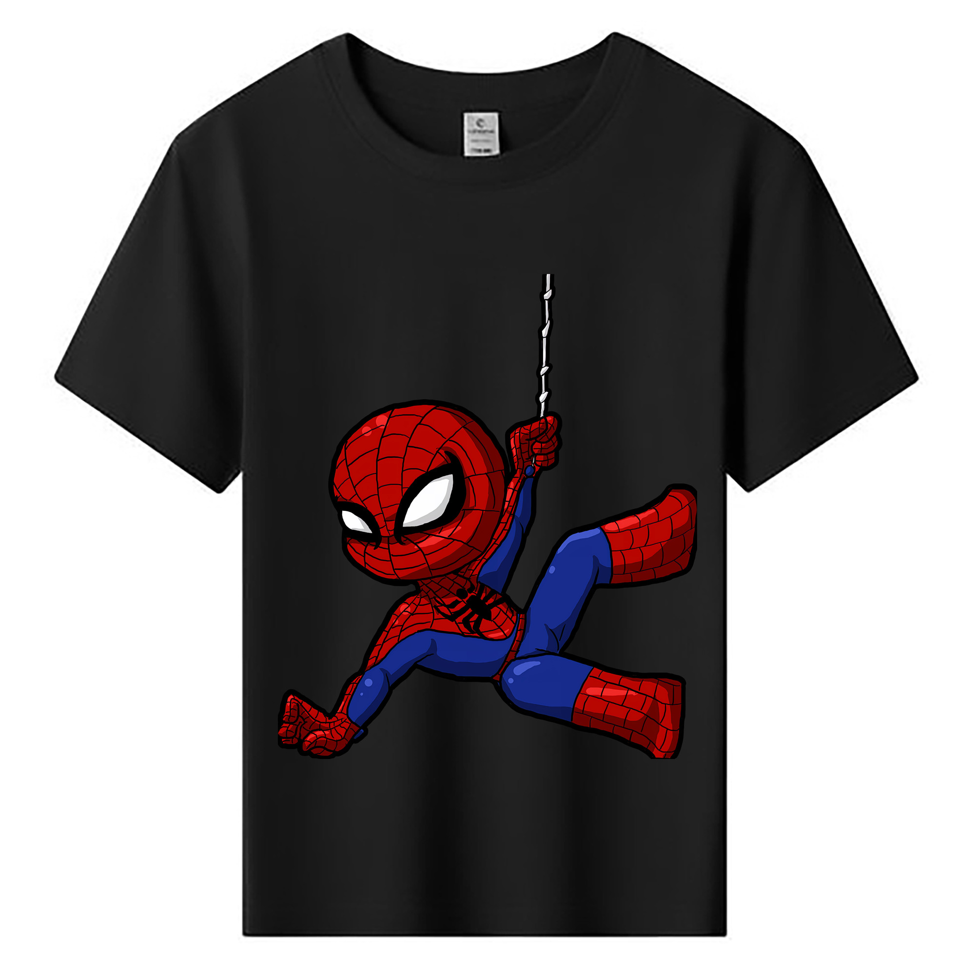 （画像用） Spider Man スパイダーマン 綿100％キッズTシャツ（フロントプリント）
