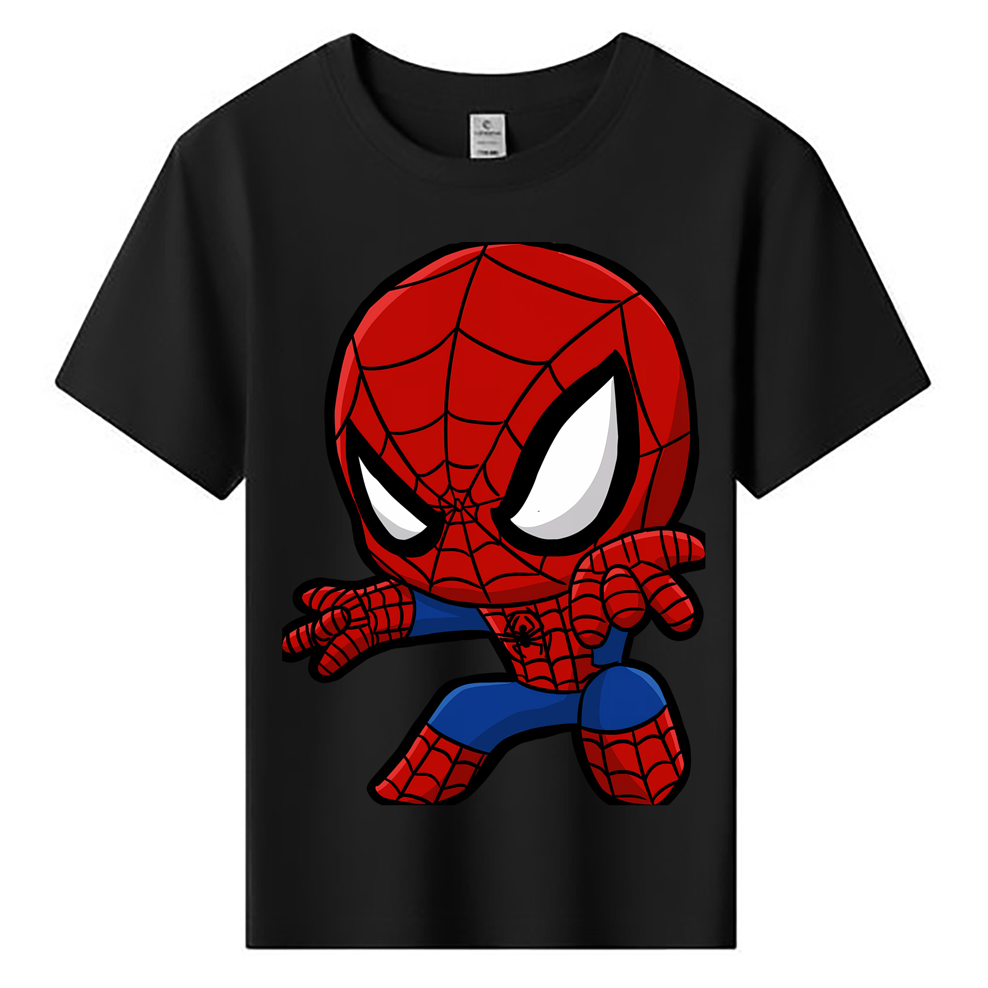（画像用） Spider Man スパイダーマン 綿100％キッズTシャツ（フロントプリント）