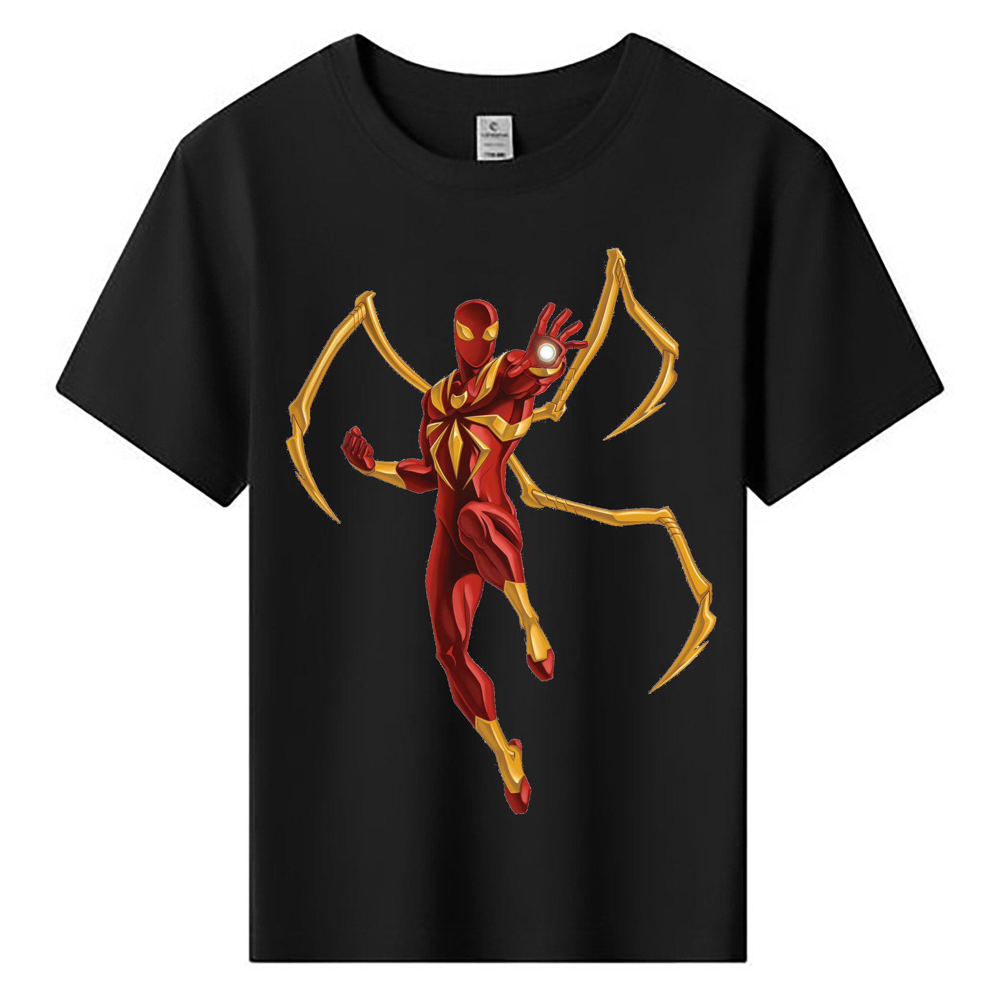 （画像用） Spider Man スパイダーマン 綿100％キッズTシャツ（フロントプリント）