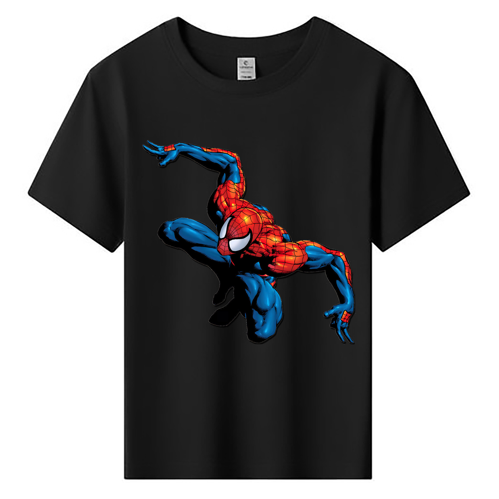 （画像用） Spider Man スパイダーマン 綿100％キッズTシャツ（フロントプリント）