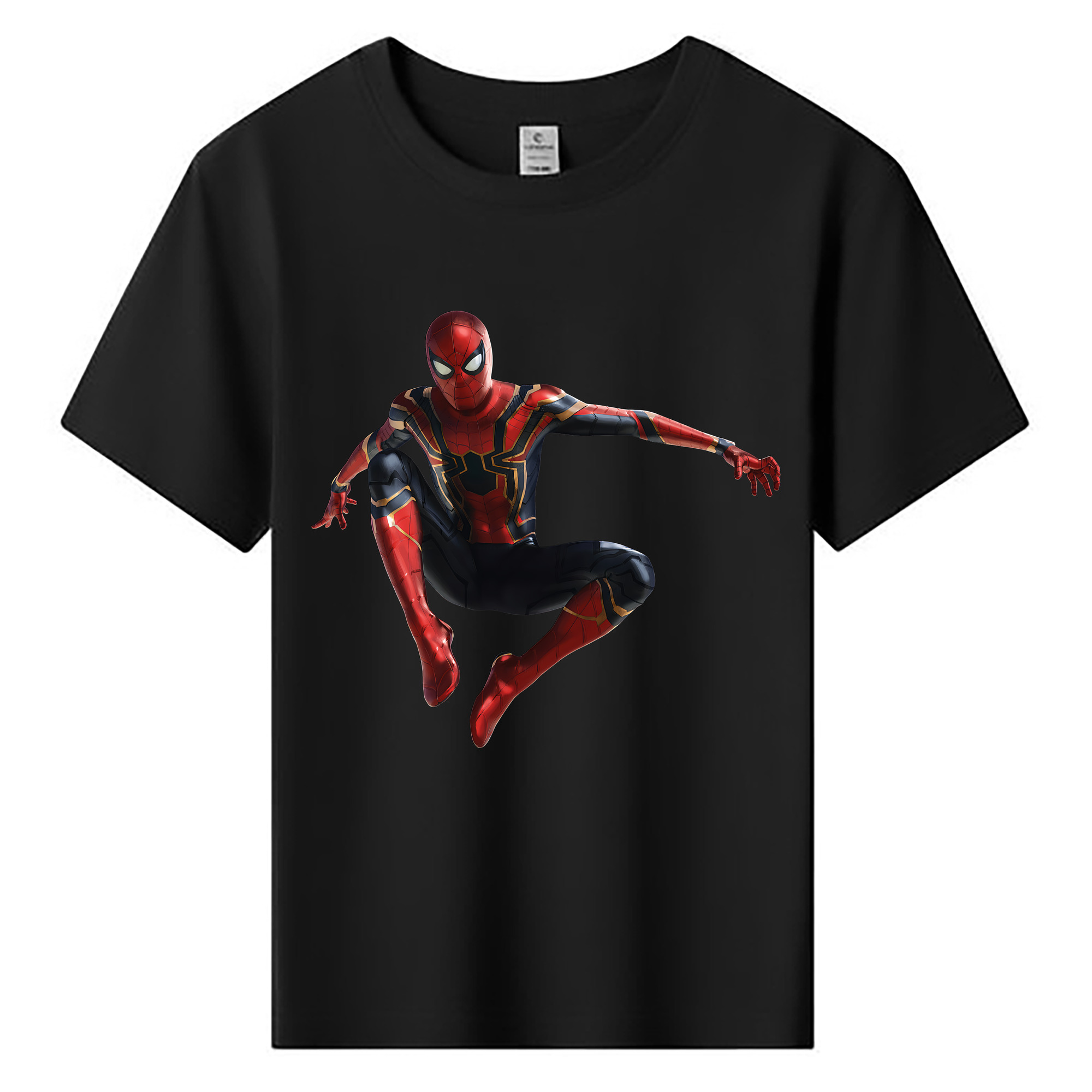 （画像用） Spider Man スパイダーマン 綿100％キッズTシャツ（フロントプリント）