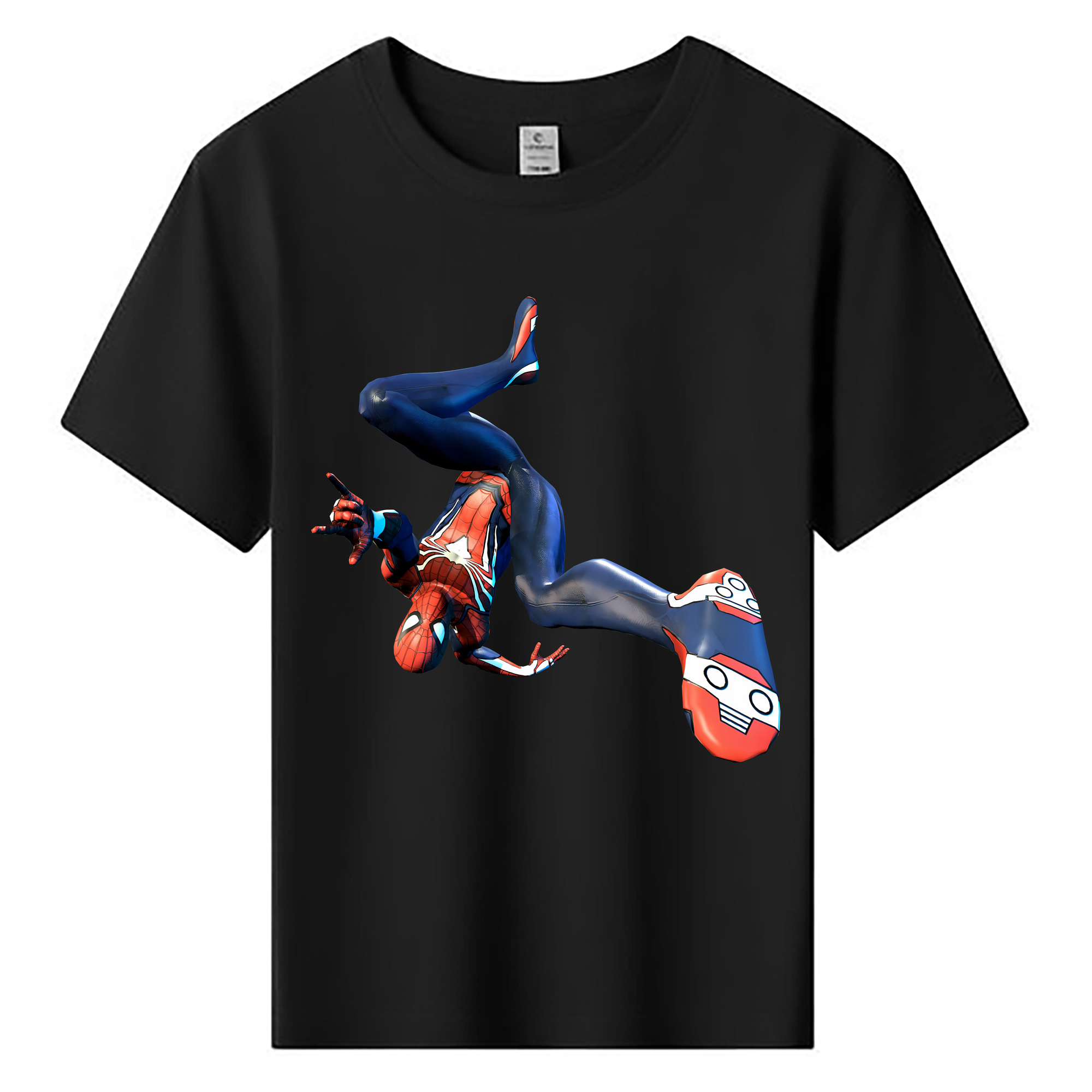 （画像用） Spider Man スパイダーマン 綿100％キッズTシャツ（フロントプリント）