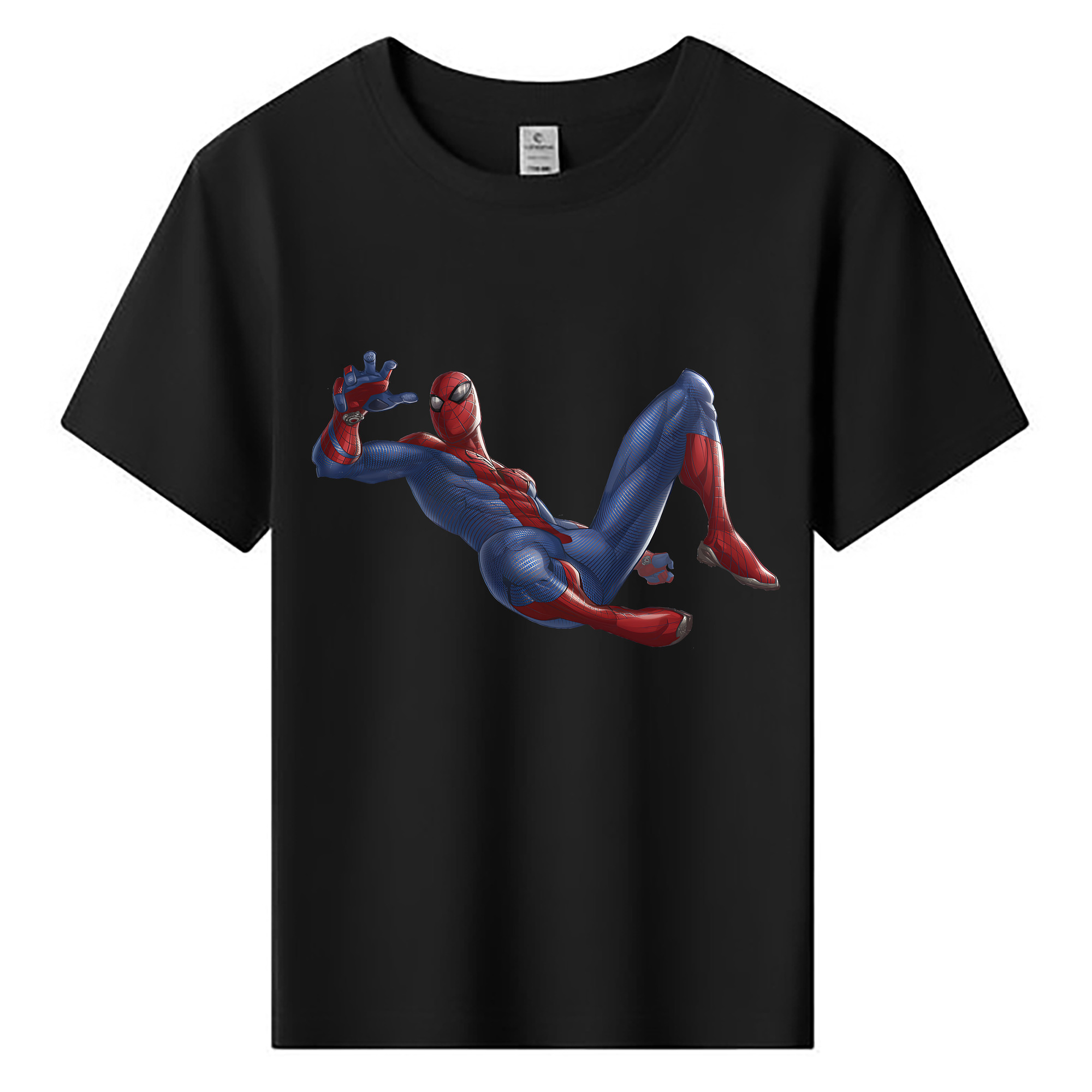 （画像用） Spider Man スパイダーマン 綿100％キッズTシャツ（フロントプリント）