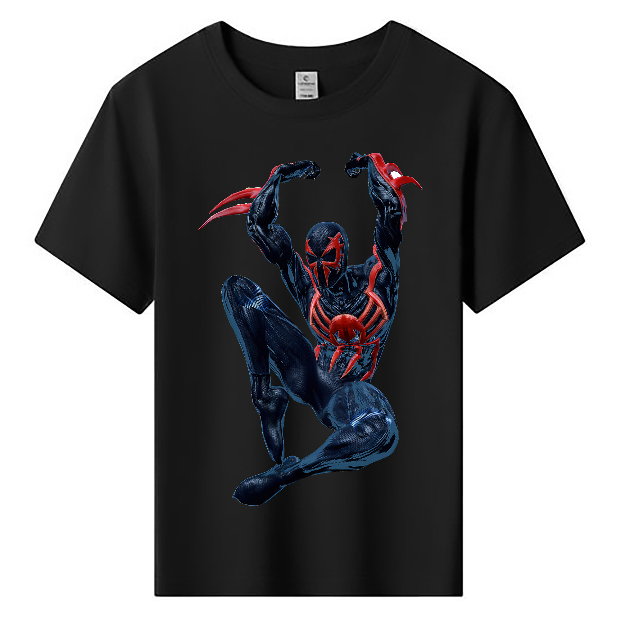 （画像用） Spider Man スパイダーマン 綿100％キッズTシャツ（フロントプリント）