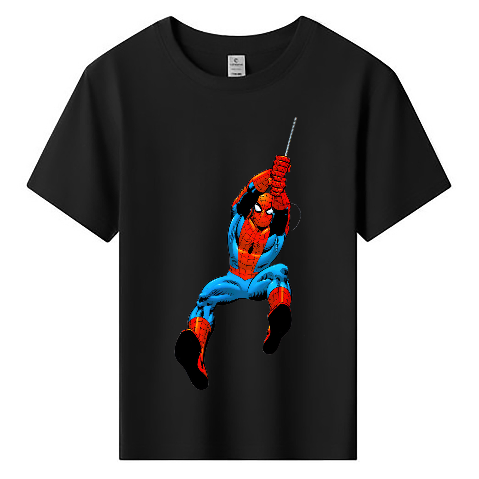 （画像用） Spider Man スパイダーマン 綿100％キッズTシャツ（フロントプリント）