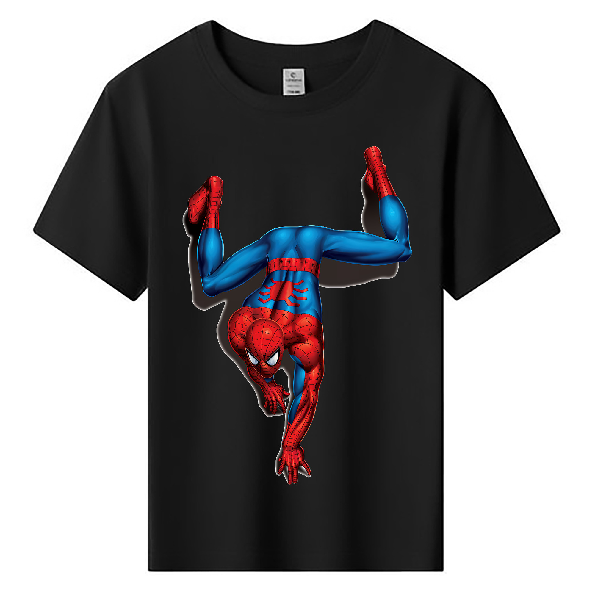 （画像用） Spider Man スパイダーマン 綿100％キッズTシャツ（フロントプリント）