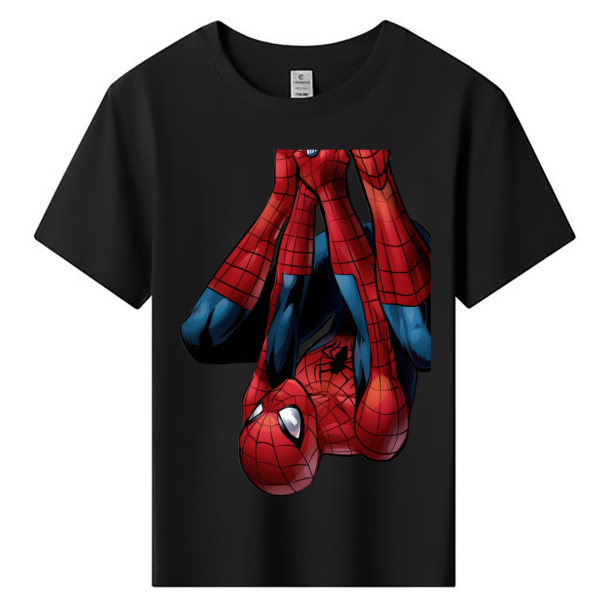 （画像用） Spider Man スパイダーマン 綿100％キッズTシャツ（フロントプリント）