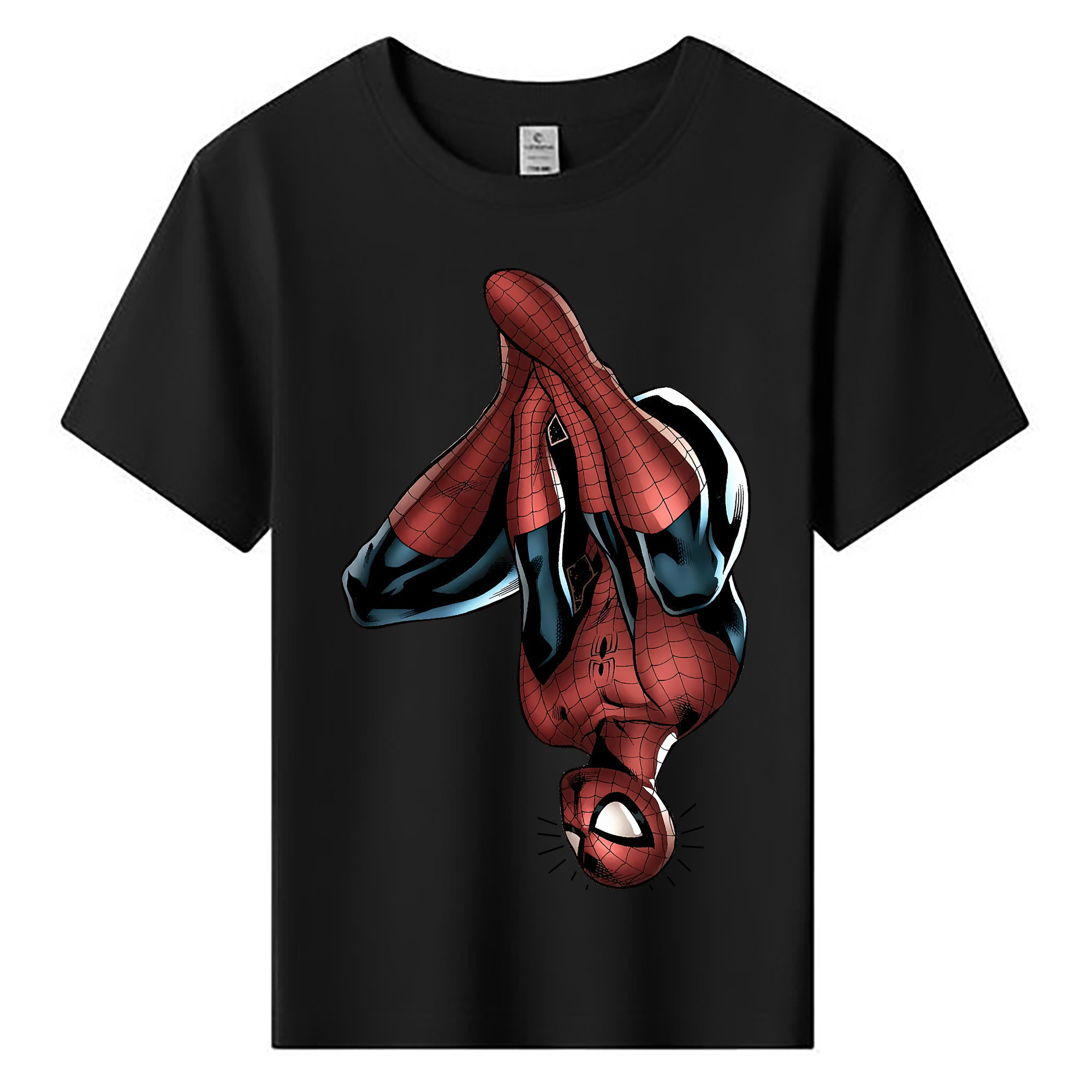 （画像用） Spider Man スパイダーマン 綿100％キッズTシャツ（フロントプリント）