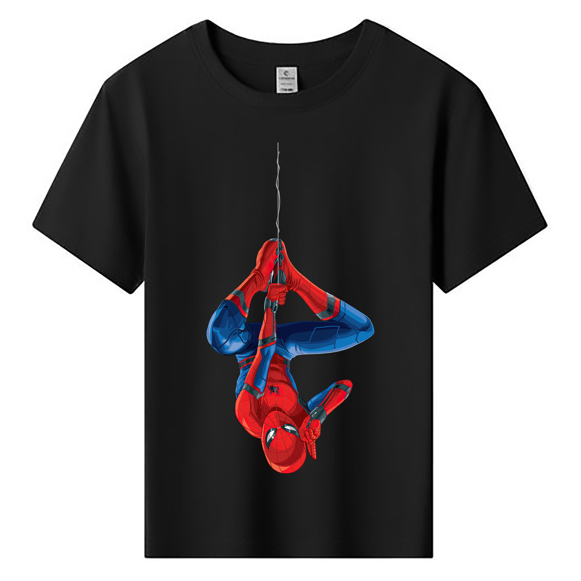 （画像用） Spider Man スパイダーマン 綿100％キッズTシャツ（フロントプリント）