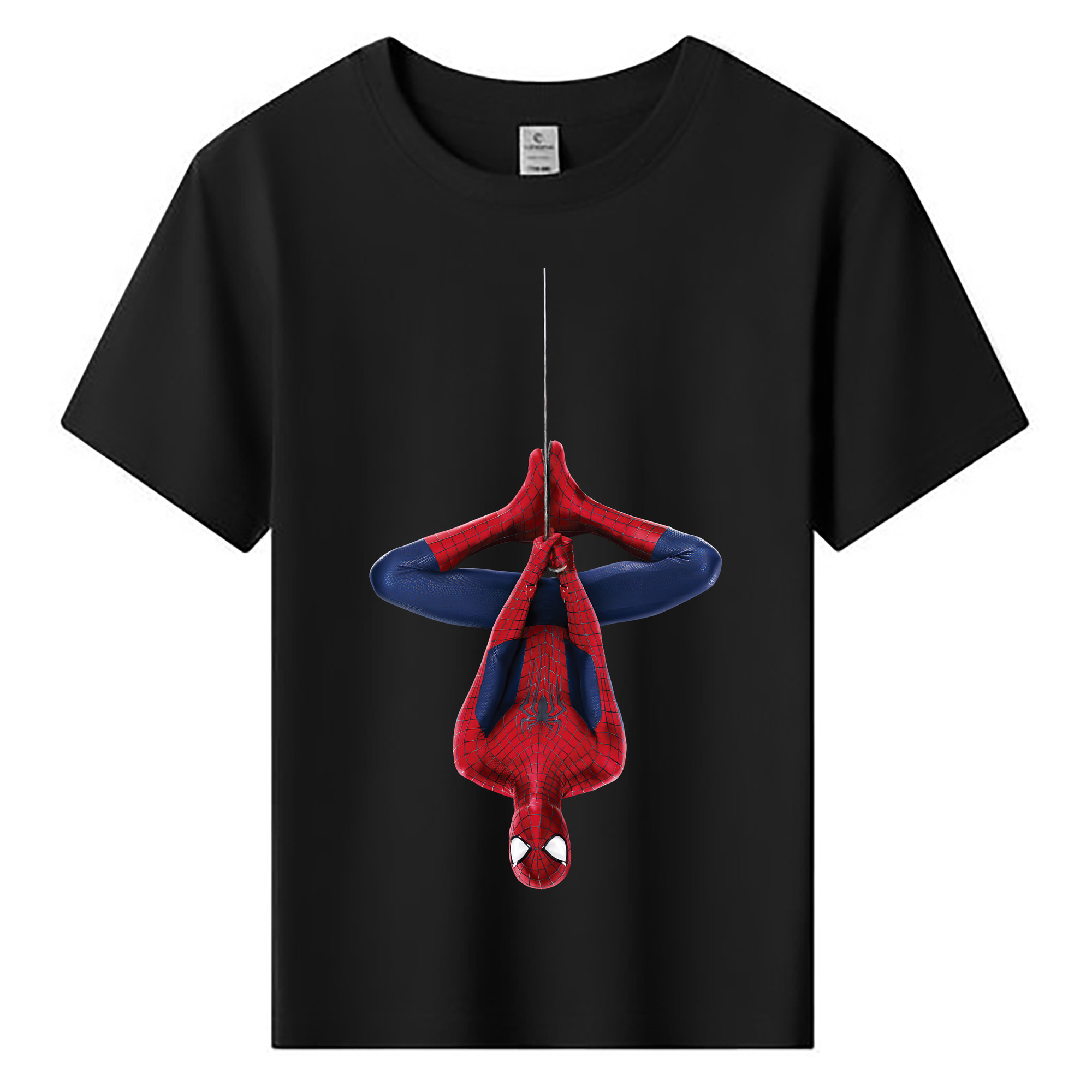 （画像用） Spider Man スパイダーマン 綿100％キッズTシャツ（フロントプリント）