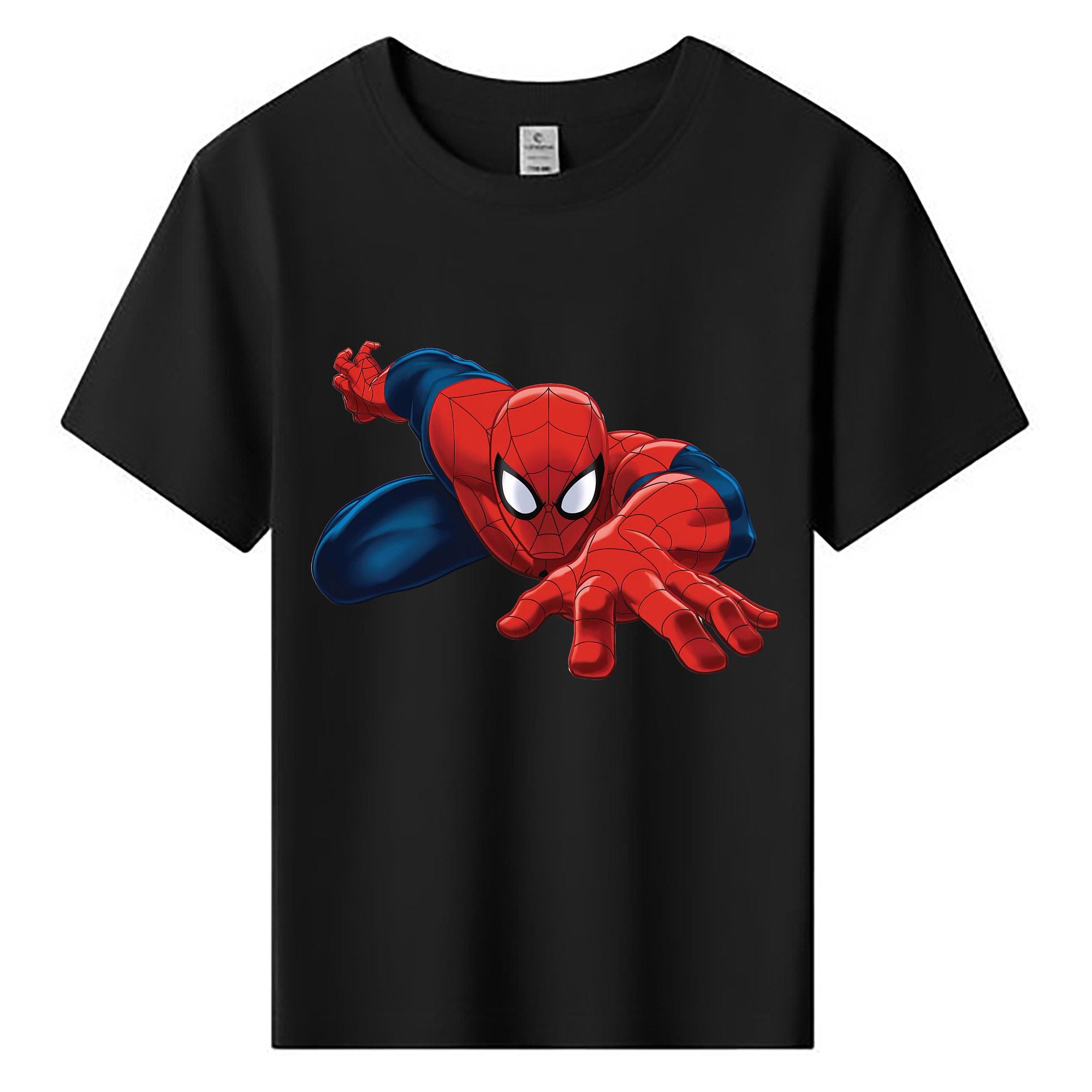 （画像用） Spider Man スパイダーマン 綿100％キッズTシャツ（フロントプリント）