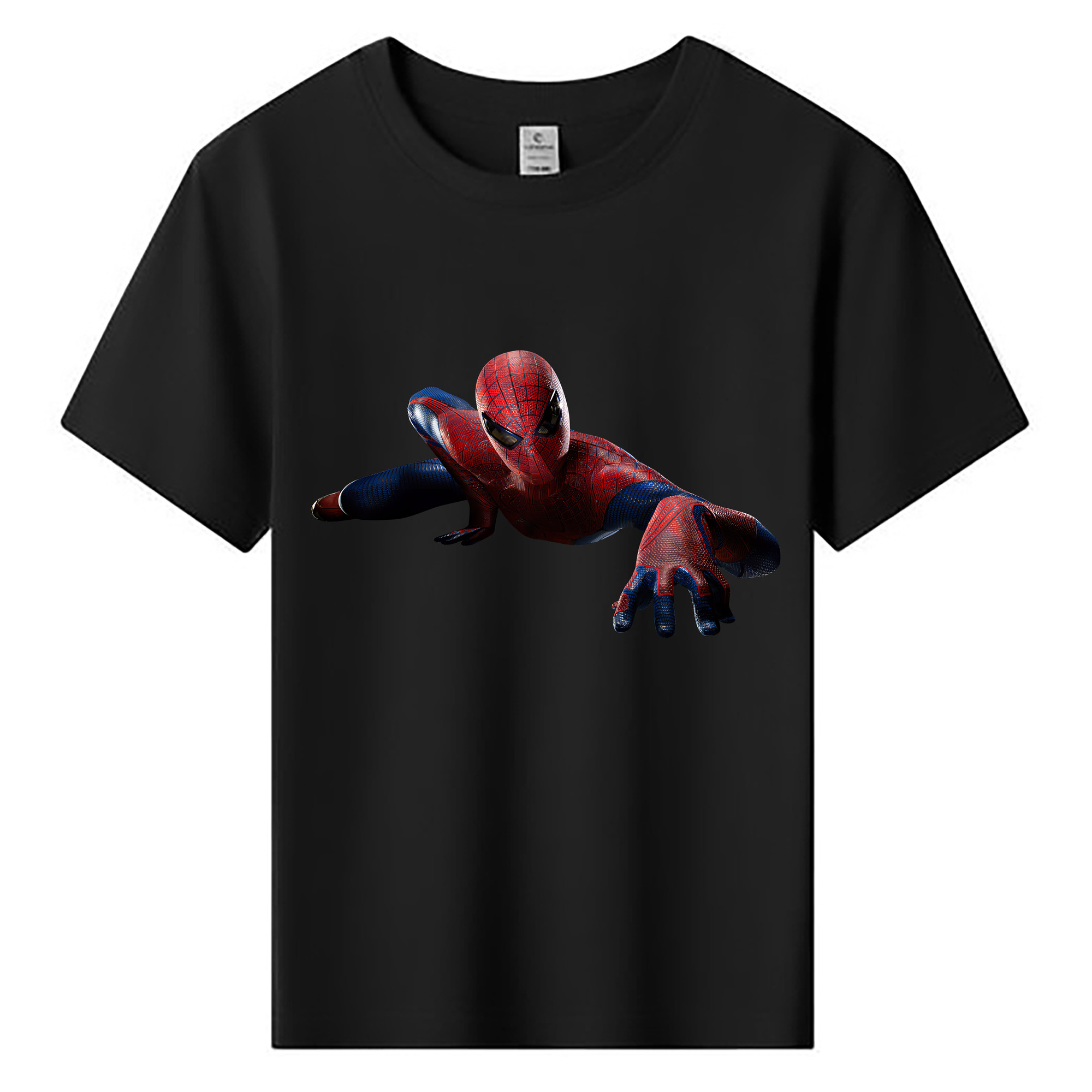（画像用） Spider Man スパイダーマン 綿100％キッズTシャツ（フロントプリント）