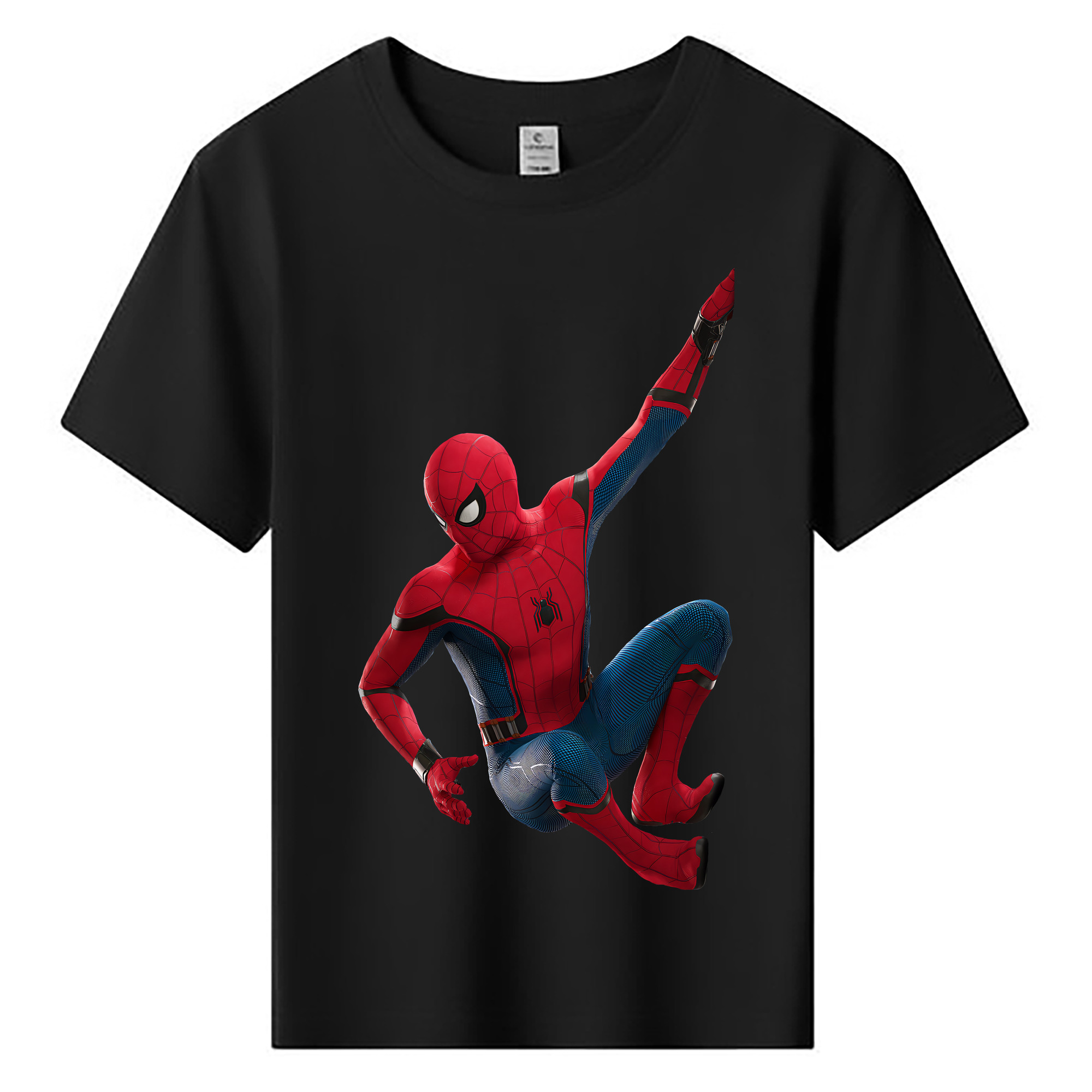 （画像用） Spider Man スパイダーマン 綿100％キッズTシャツ（フロントプリント）