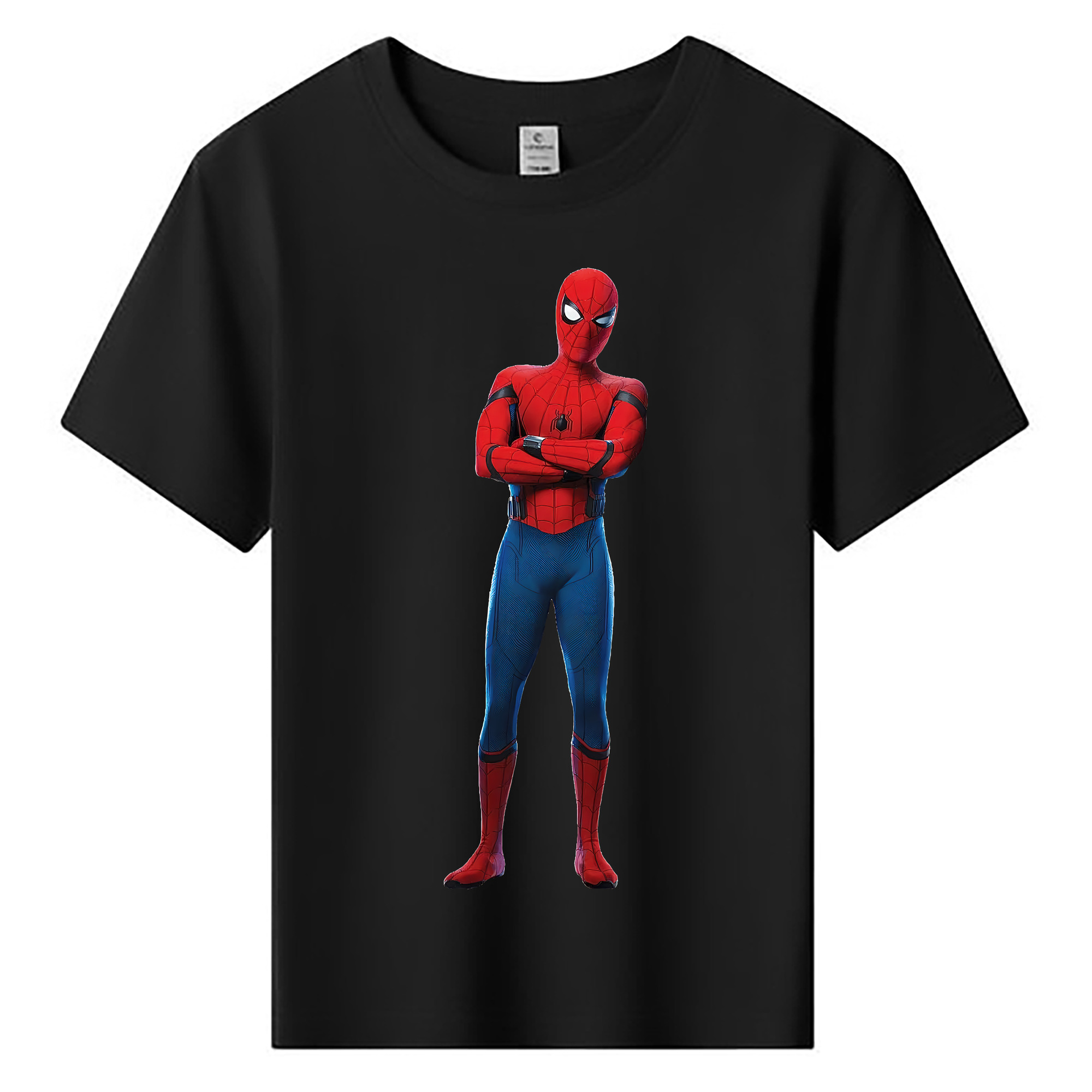 （画像用） Spider Man スパイダーマン 綿100％キッズTシャツ（フロントプリント）