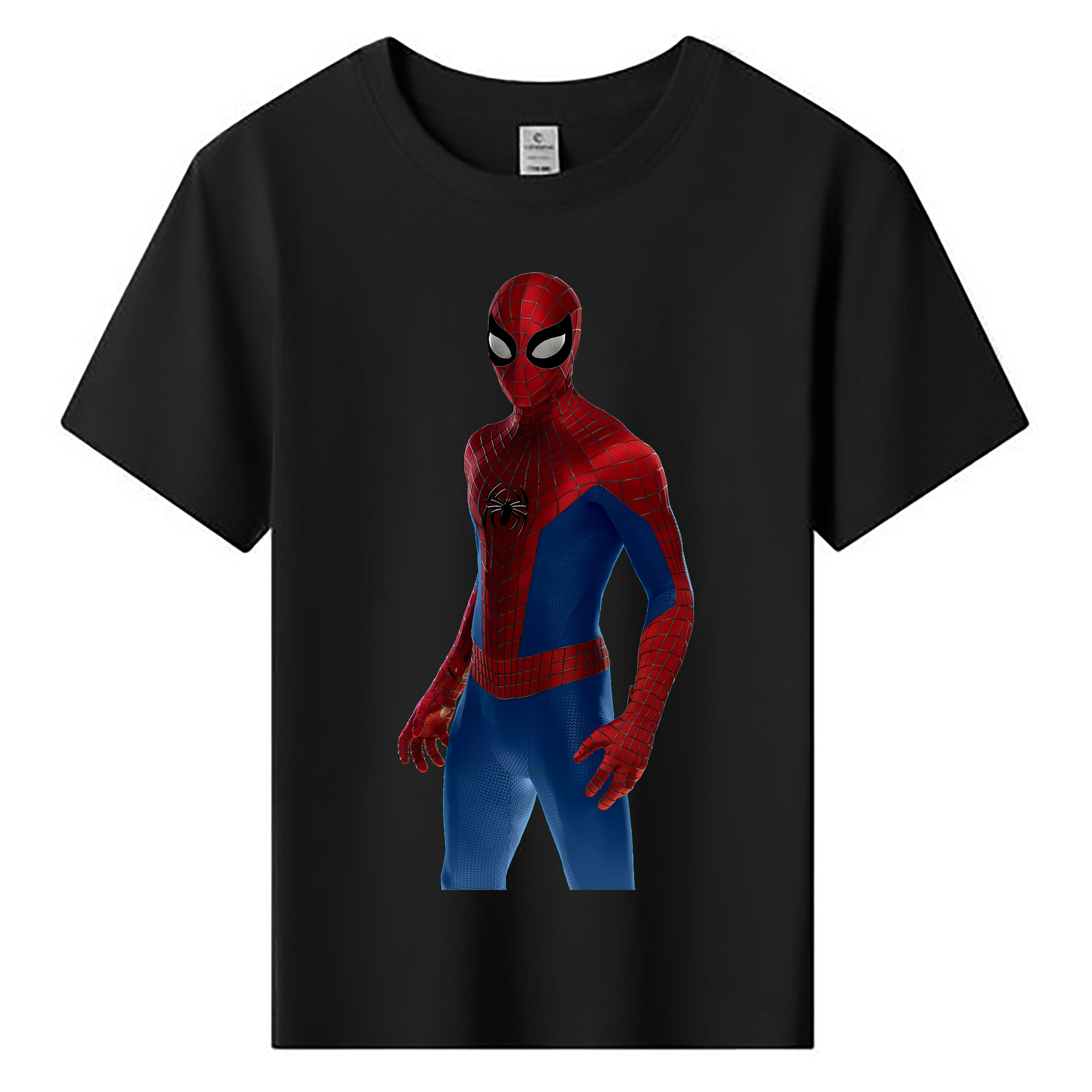 （画像用） Spider Man スパイダーマン 綿100％キッズTシャツ（フロントプリント）