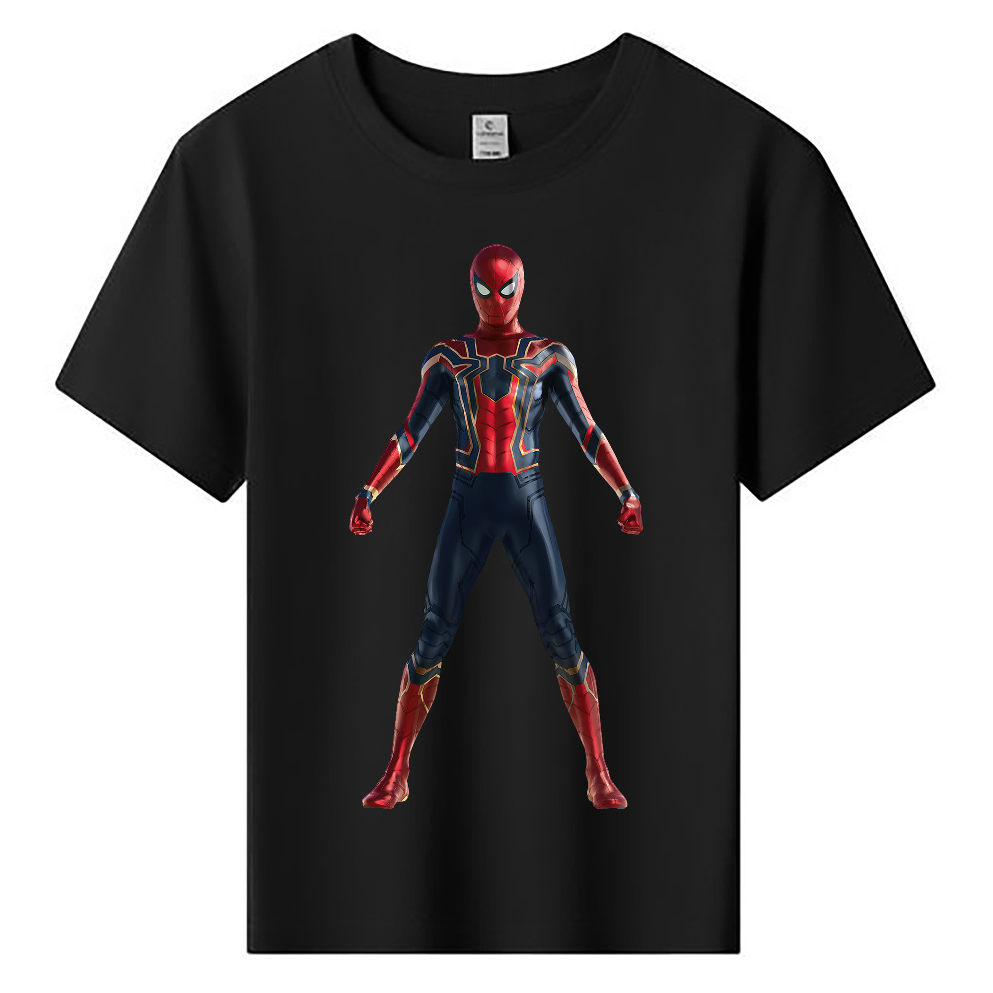 （画像用） Spider Man スパイダーマン 綿100％キッズTシャツ（フロントプリント）