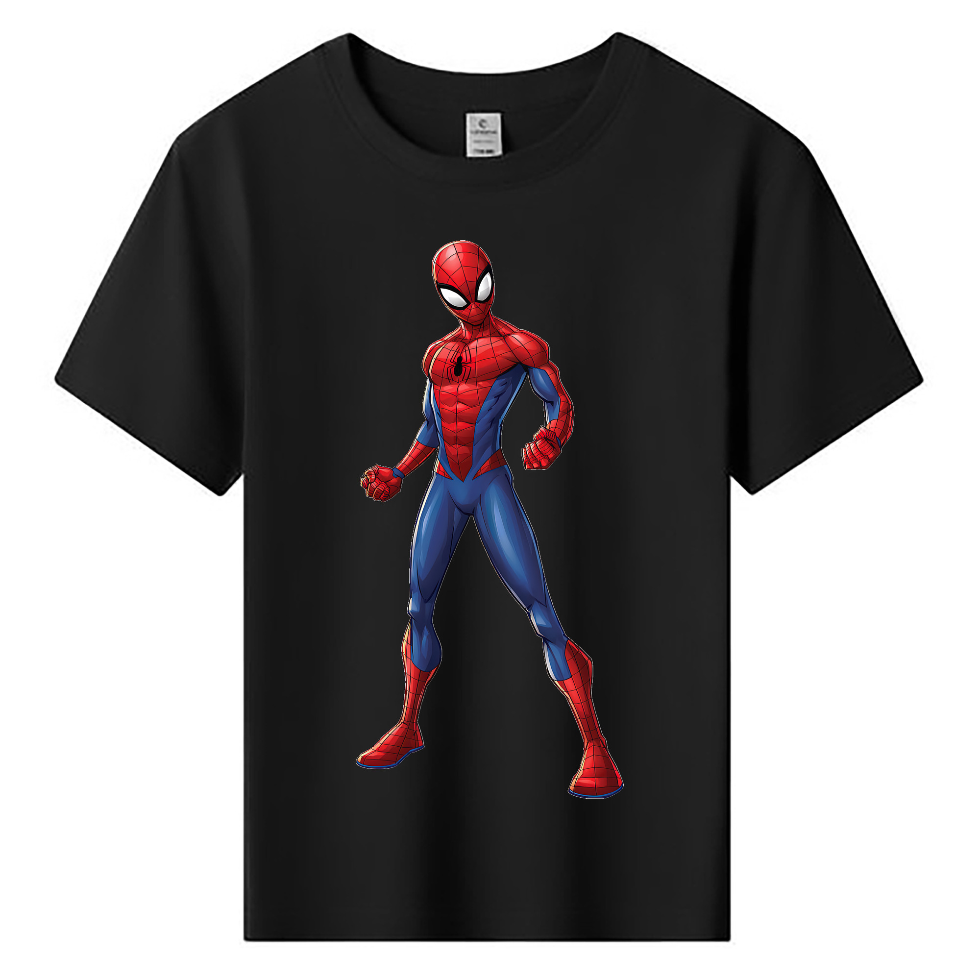 （画像用） Spider Man スパイダーマン 綿100％キッズTシャツ（フロントプリント）