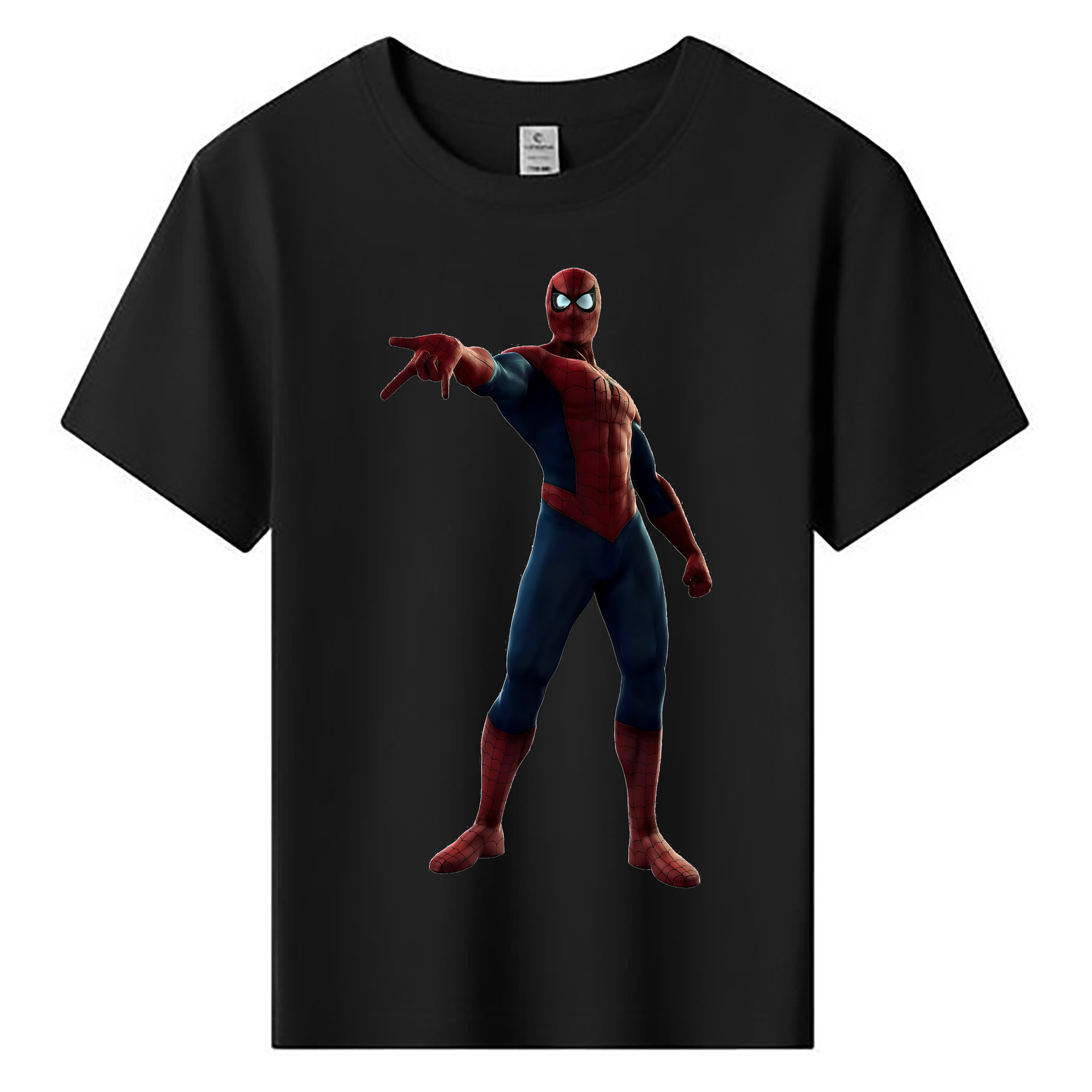 （画像用） Spider Man スパイダーマン 綿100％キッズTシャツ（フロントプリント）