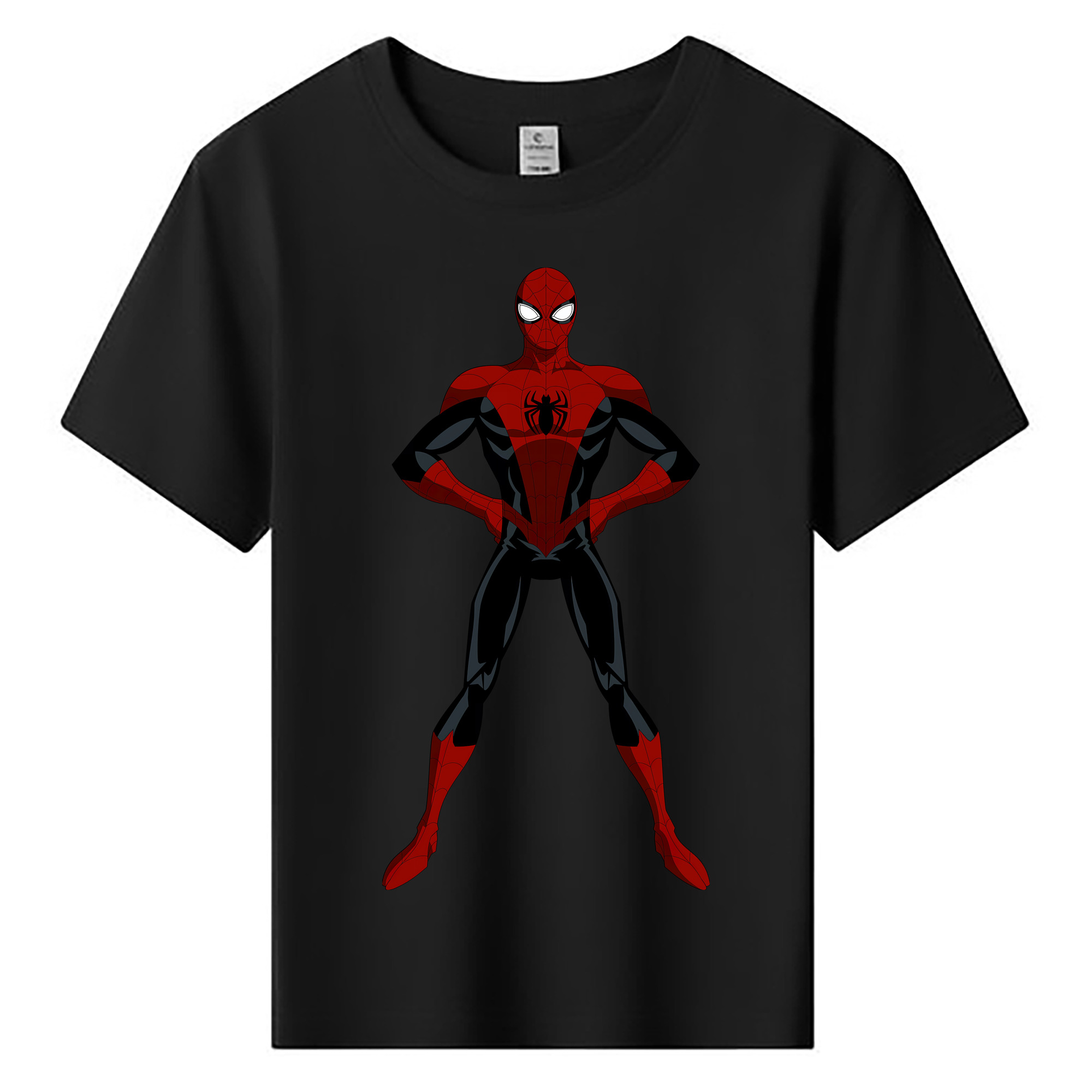 （画像用） Spider Man スパイダーマン 綿100％キッズTシャツ（フロントプリント）