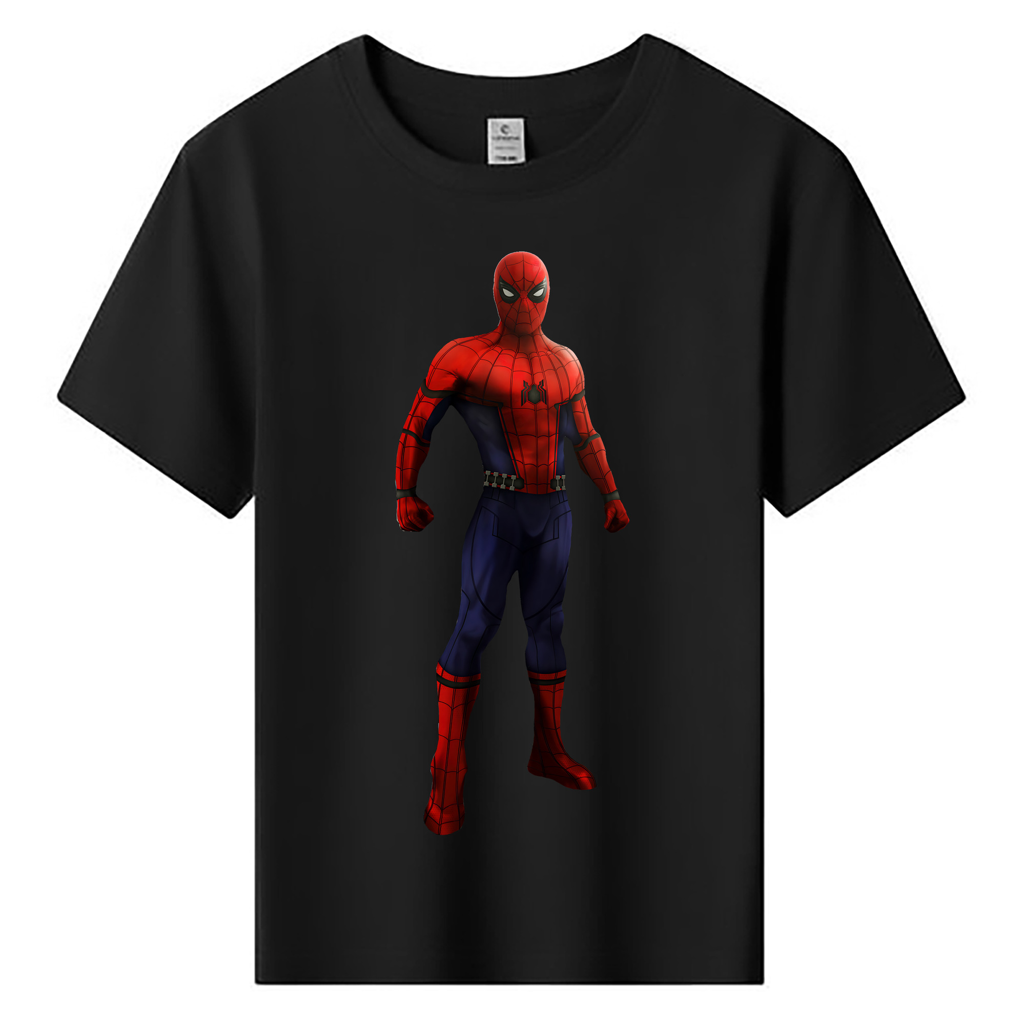 （画像用） Spider Man スパイダーマン 綿100％キッズTシャツ（フロントプリント）