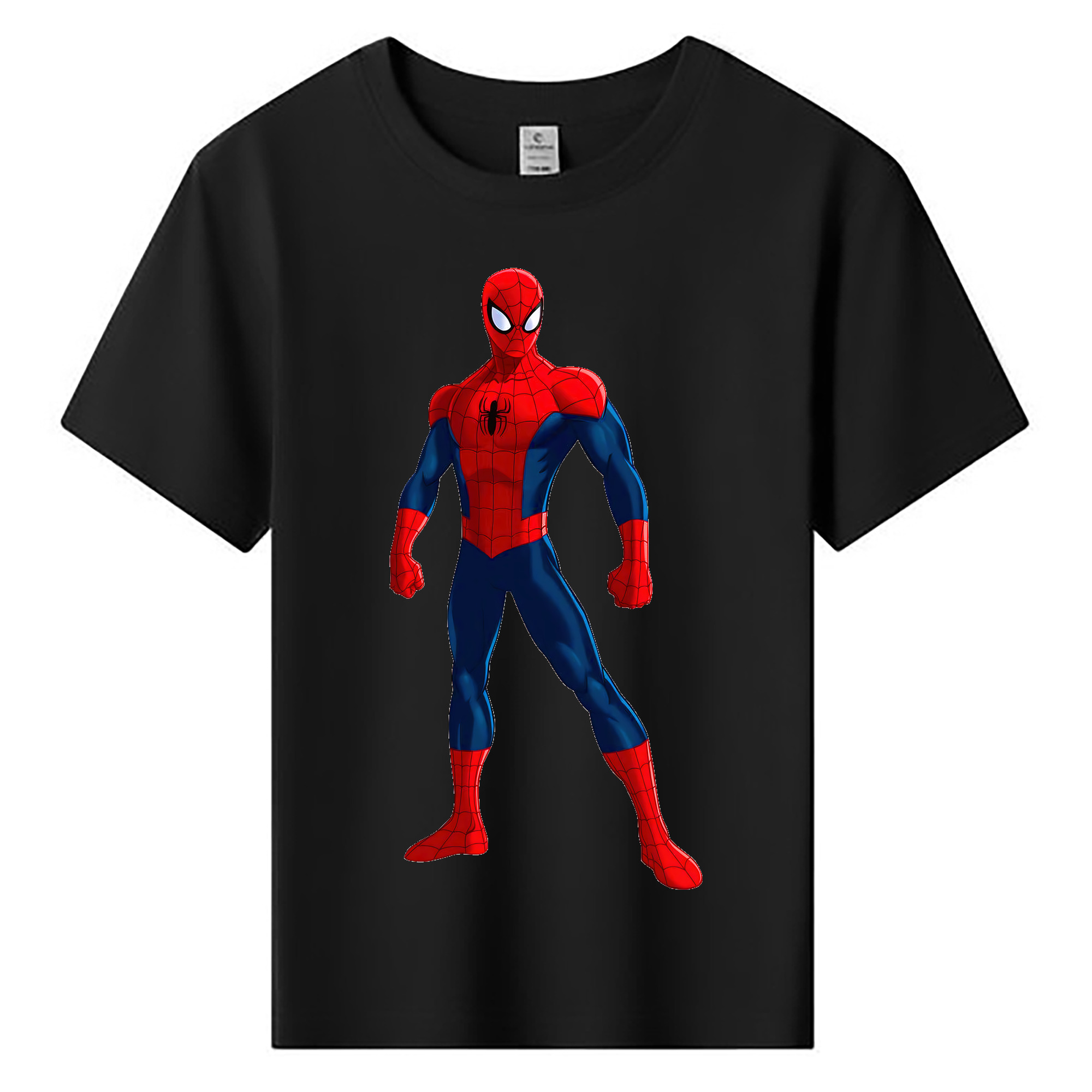 （画像用） Spider Man スパイダーマン 綿100％キッズTシャツ（フロントプリント）