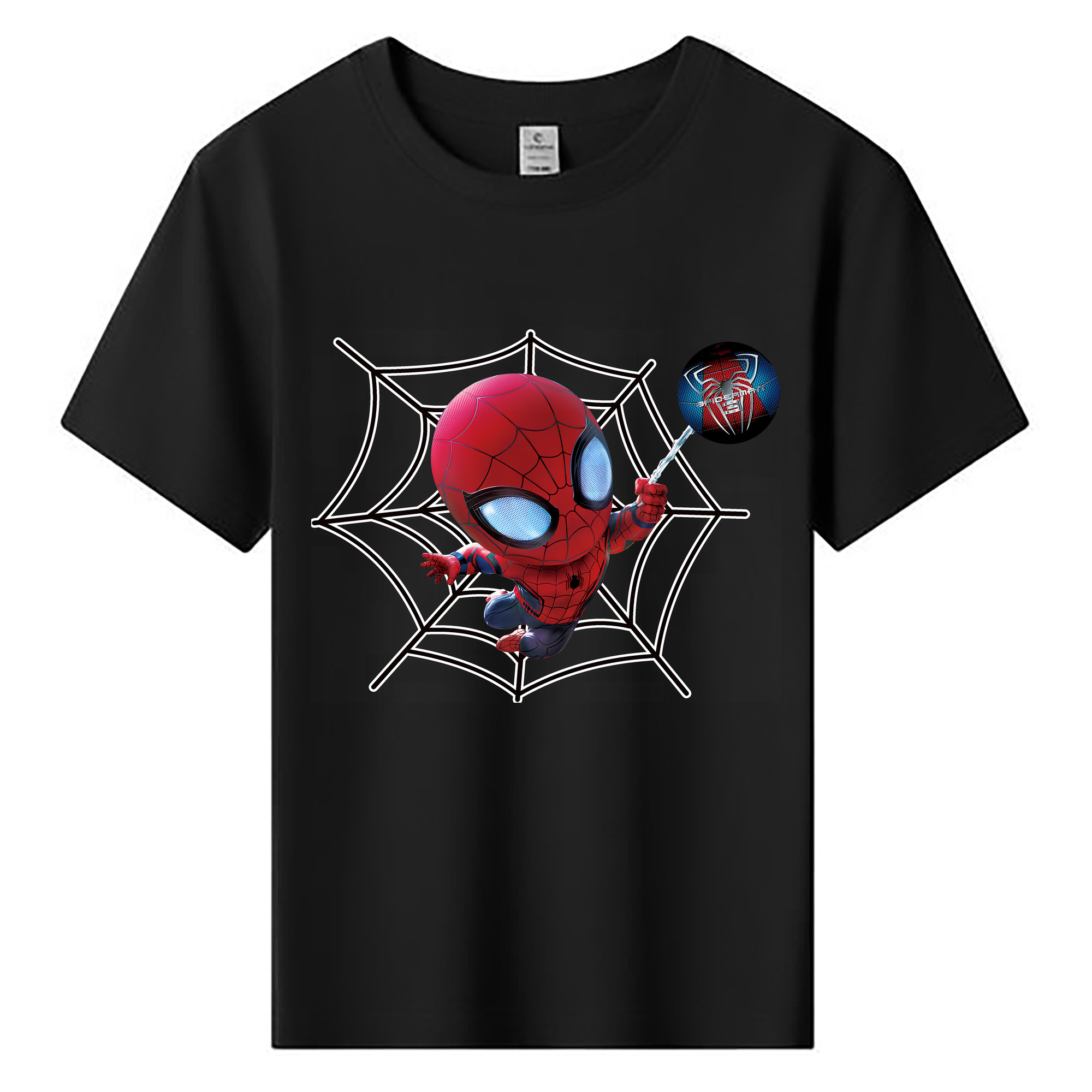 （画像用） Spider Man スパイダーマン 綿100％キッズTシャツ（フロントプリント）