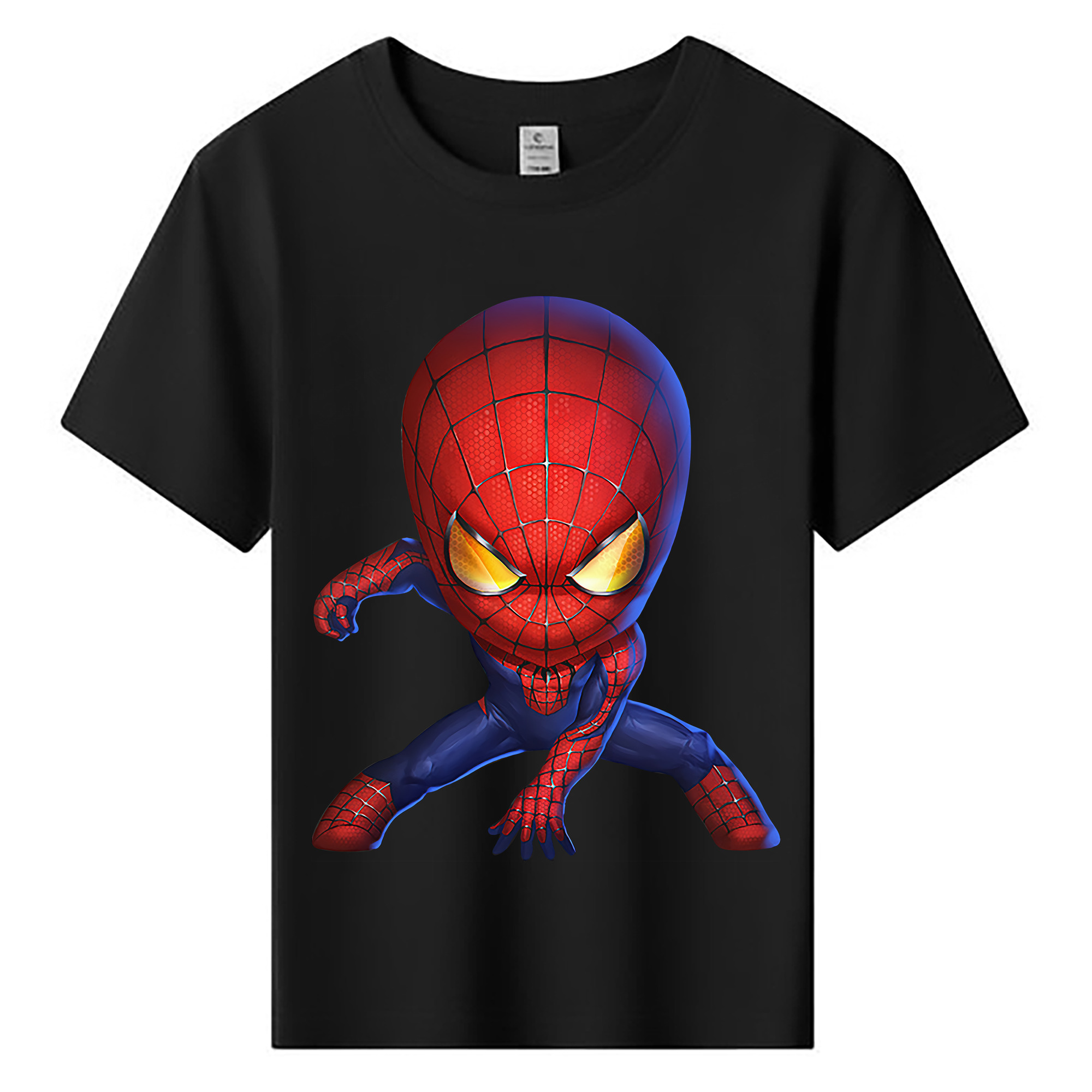 （画像用） Spider Man スパイダーマン 綿100％キッズTシャツ（フロントプリント）