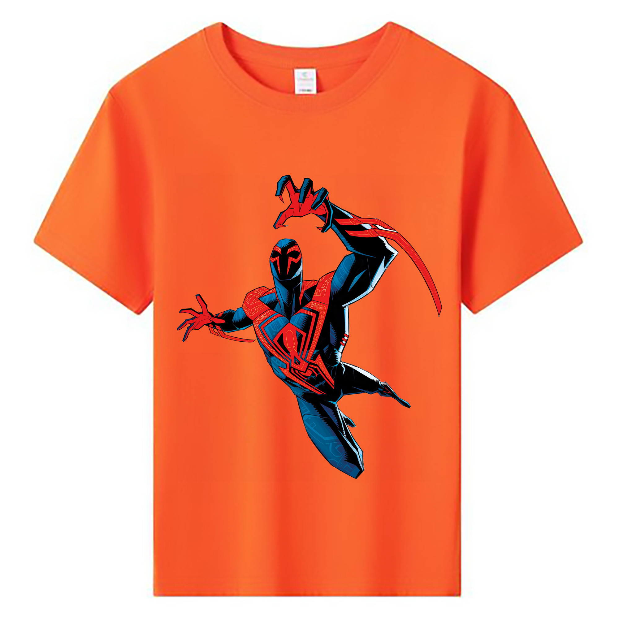 （画像用） Spider Man スパイダーマン 綿100％キッズTシャツ（フロントプリント）