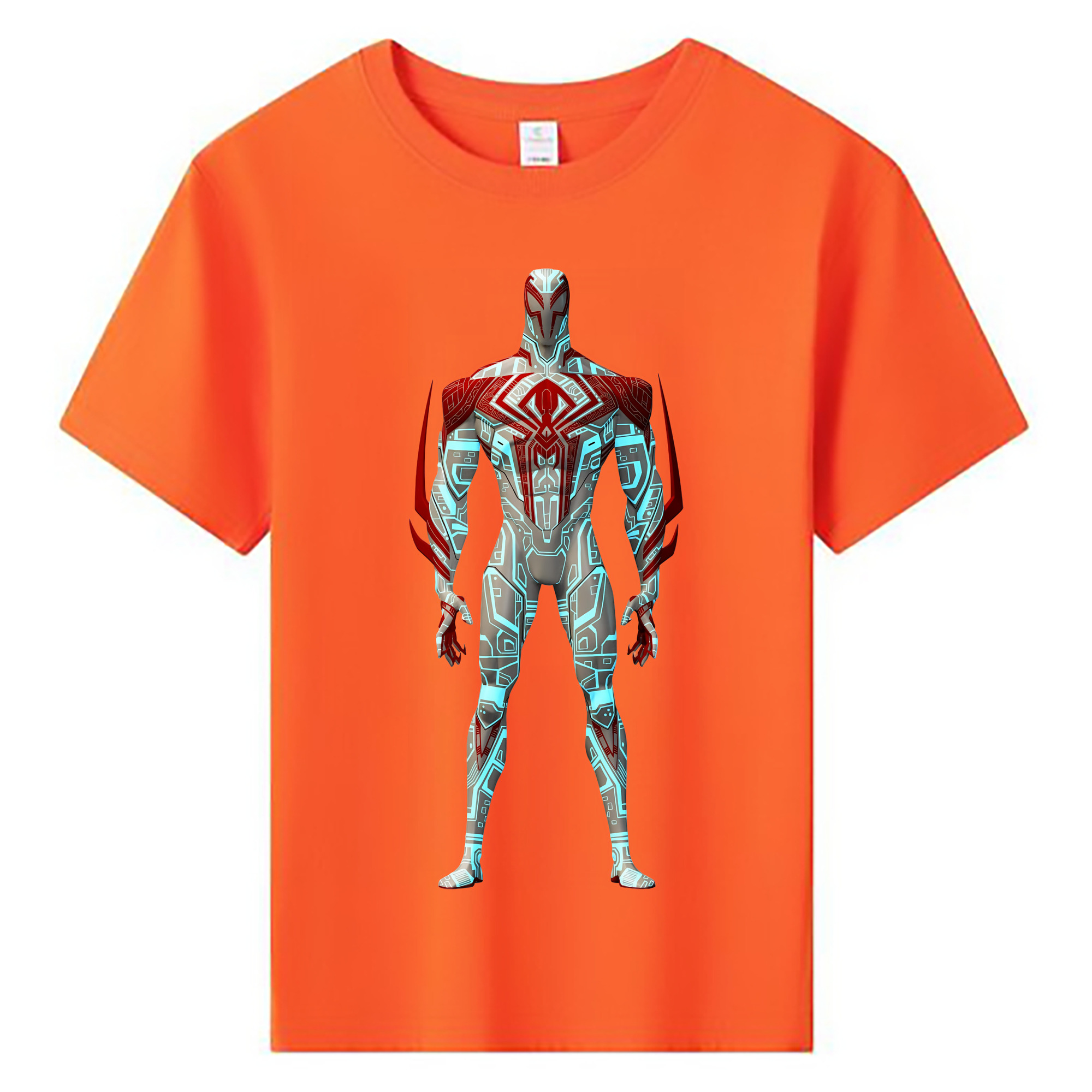 （画像用） Spider Man スパイダーマン 綿100％キッズTシャツ（フロントプリント）