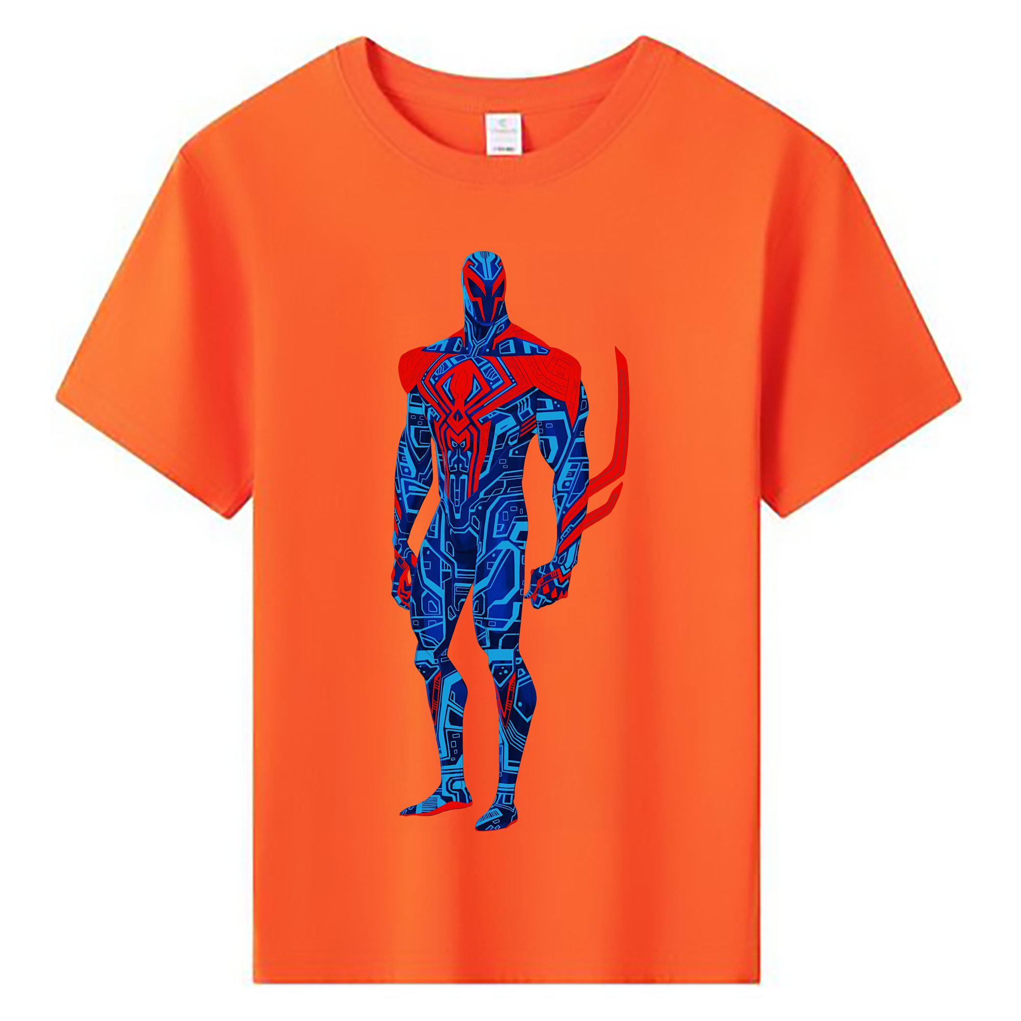 （画像用） Spider Man スパイダーマン 綿100％キッズTシャツ（フロントプリント）
