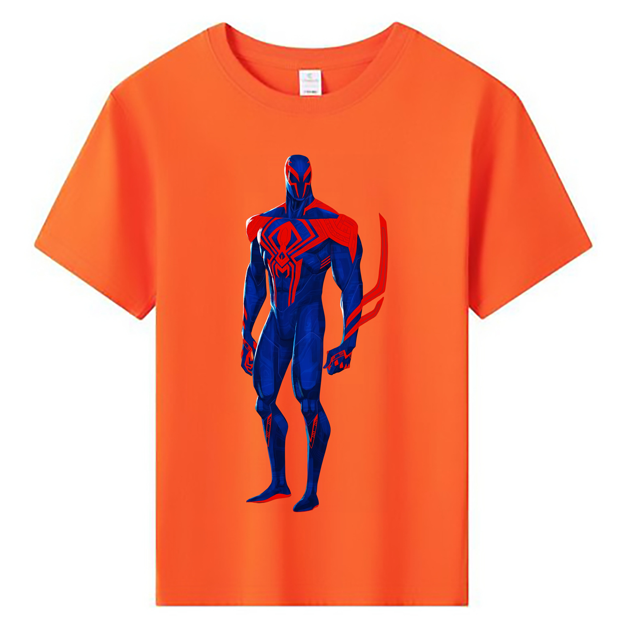 （画像用） Spider Man スパイダーマン 綿100％キッズTシャツ（フロントプリント）