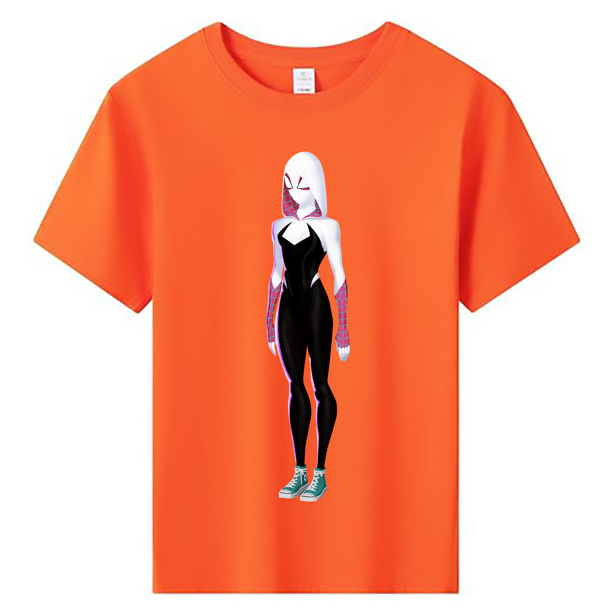 （画像用） Spider Man スパイダーマン 綿100％キッズTシャツ（フロントプリント）