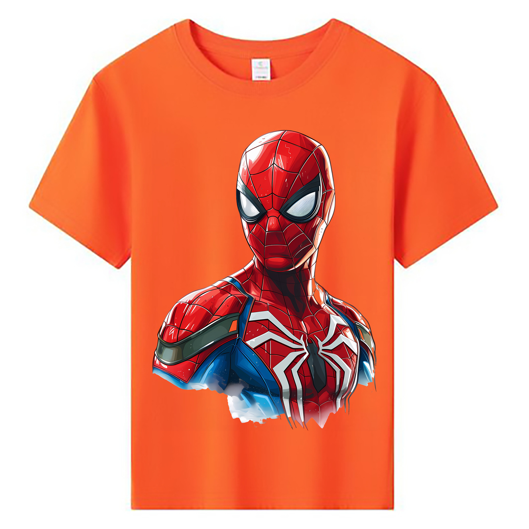 （画像用） Spider Man スパイダーマン 綿100％キッズTシャツ（フロントプリント）