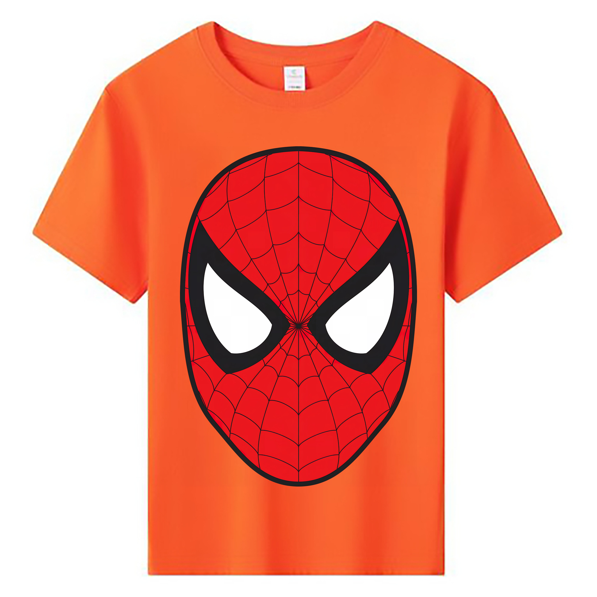 （画像用） Spider Man スパイダーマン 綿100％キッズTシャツ（フロントプリント）