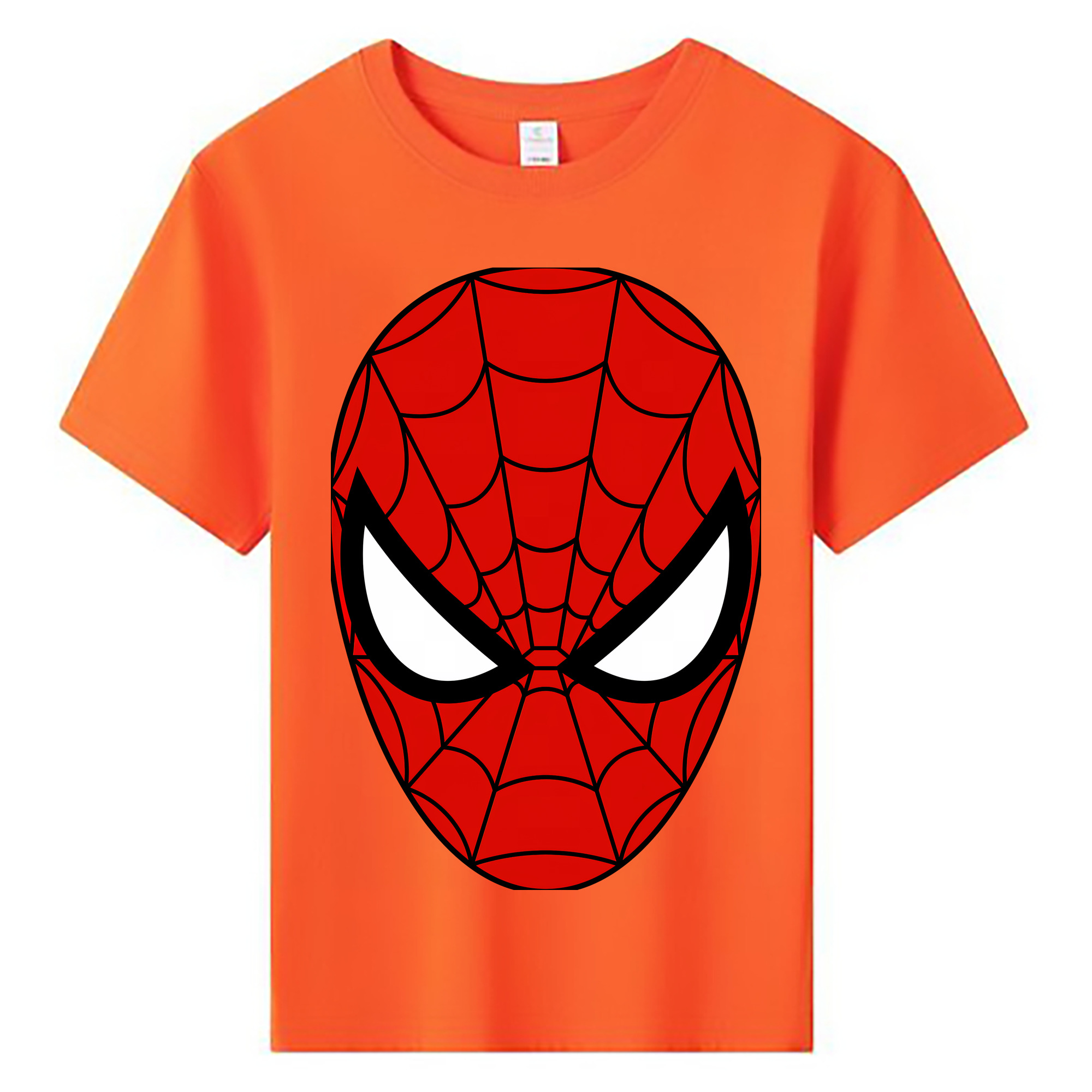 （画像用） Spider Man スパイダーマン 綿100％キッズTシャツ（フロントプリント）