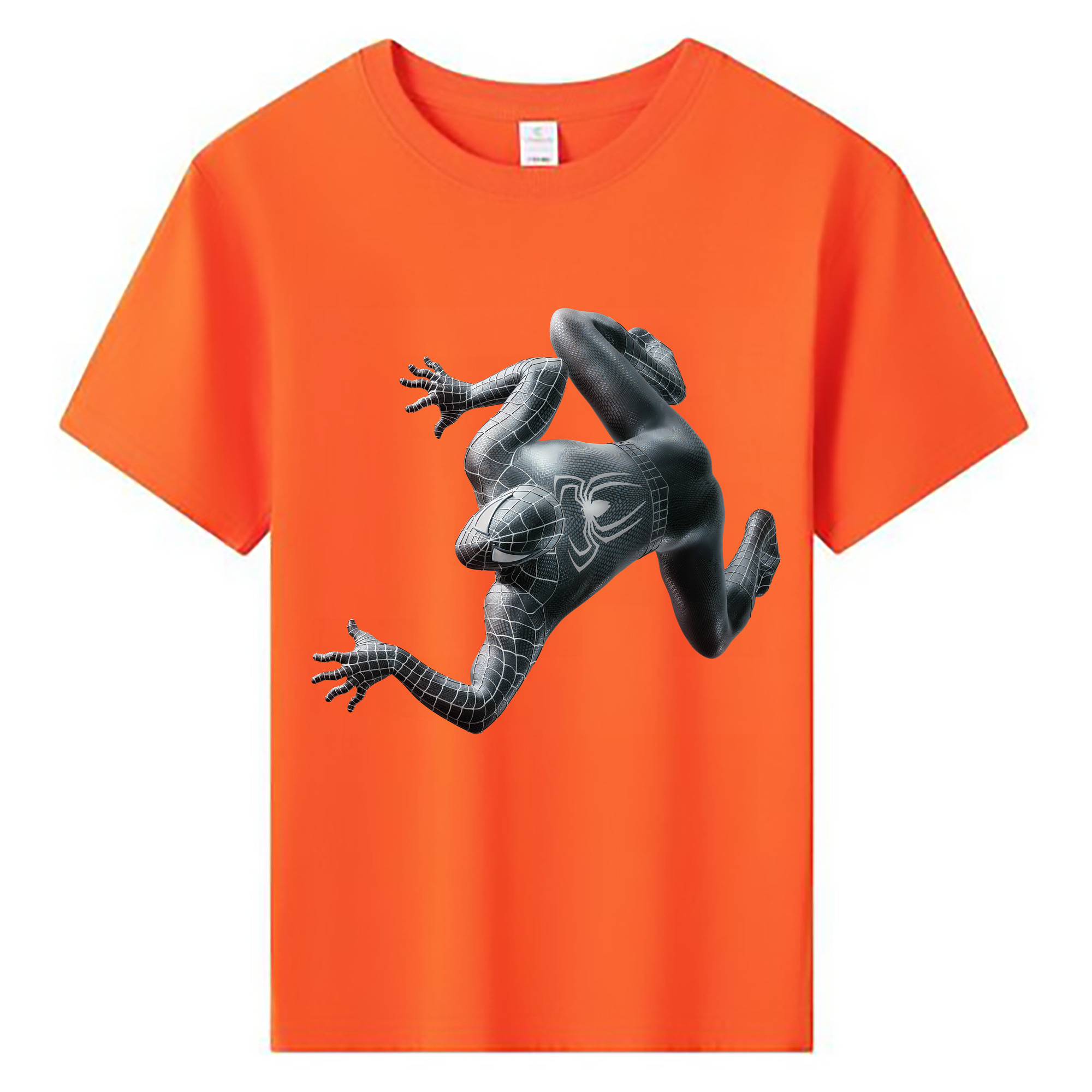 （画像用） Spider Man スパイダーマン 綿100％キッズTシャツ（フロントプリント）