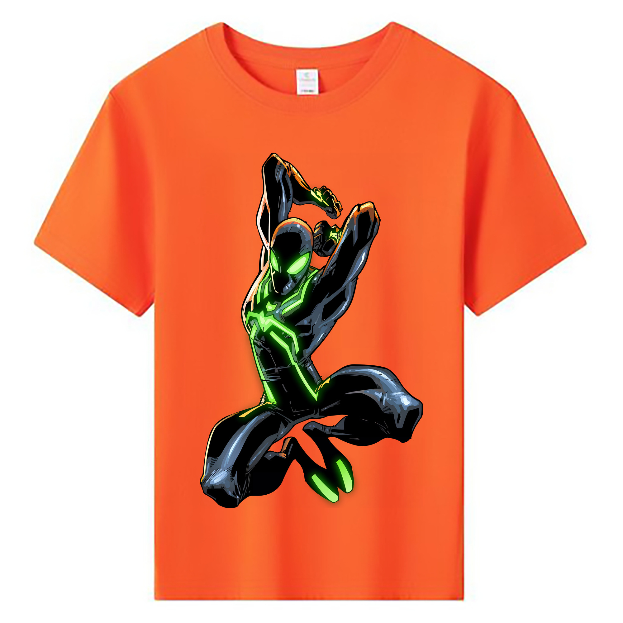 （画像用） Spider Man スパイダーマン 綿100％キッズTシャツ（フロントプリント）