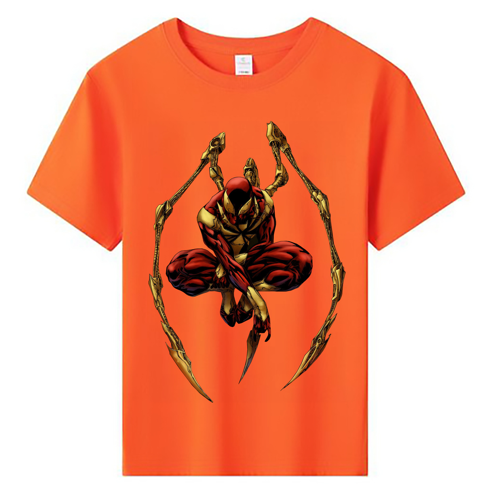 （画像用） Spider Man スパイダーマン 綿100％キッズTシャツ（フロントプリント）