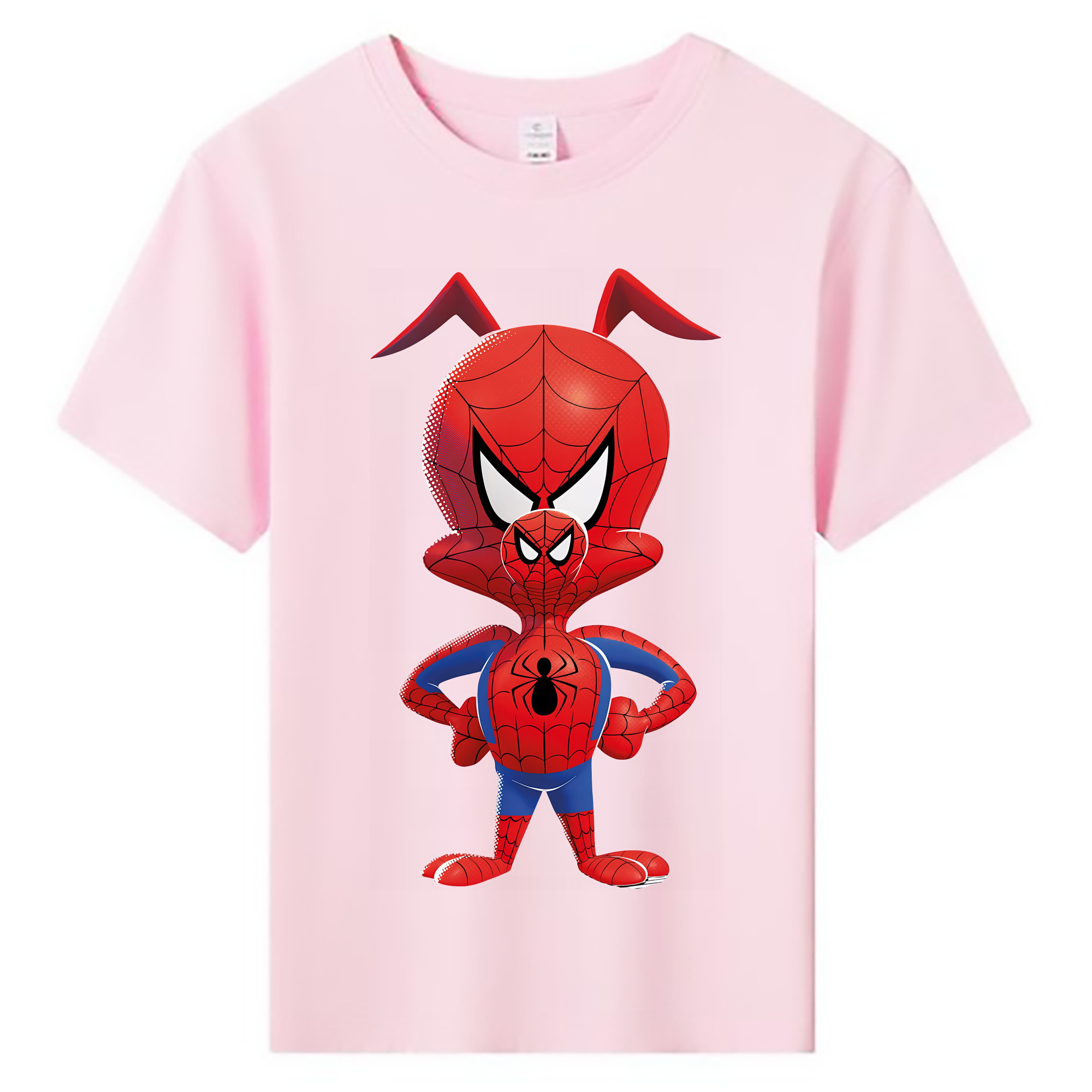 （画像用） Spider Man スパイダーマン 綿100％キッズTシャツ（フロントプリント）