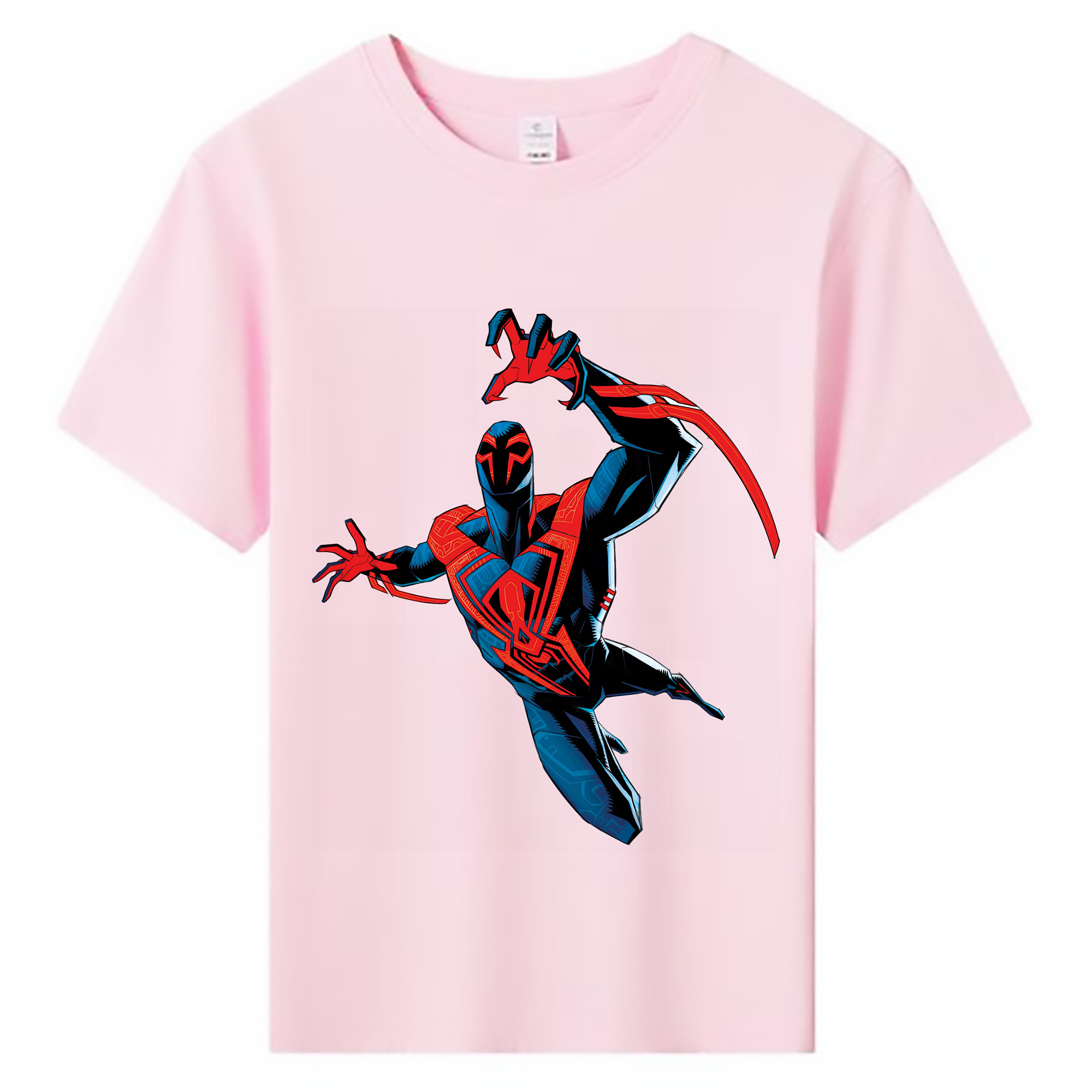 （画像用） Spider Man スパイダーマン 綿100％キッズTシャツ（フロントプリント）