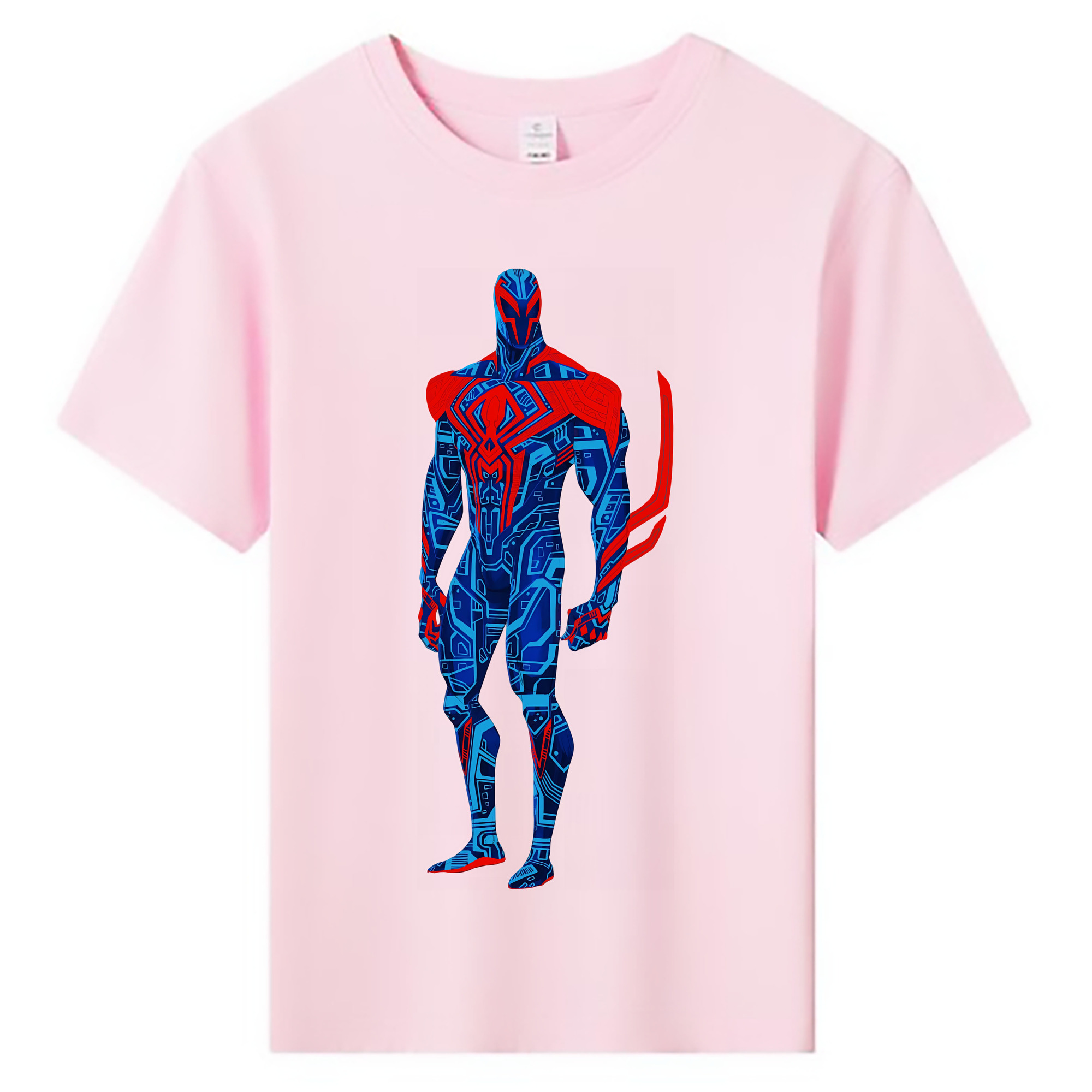 （画像用） Spider Man スパイダーマン 綿100％キッズTシャツ（フロントプリント）
