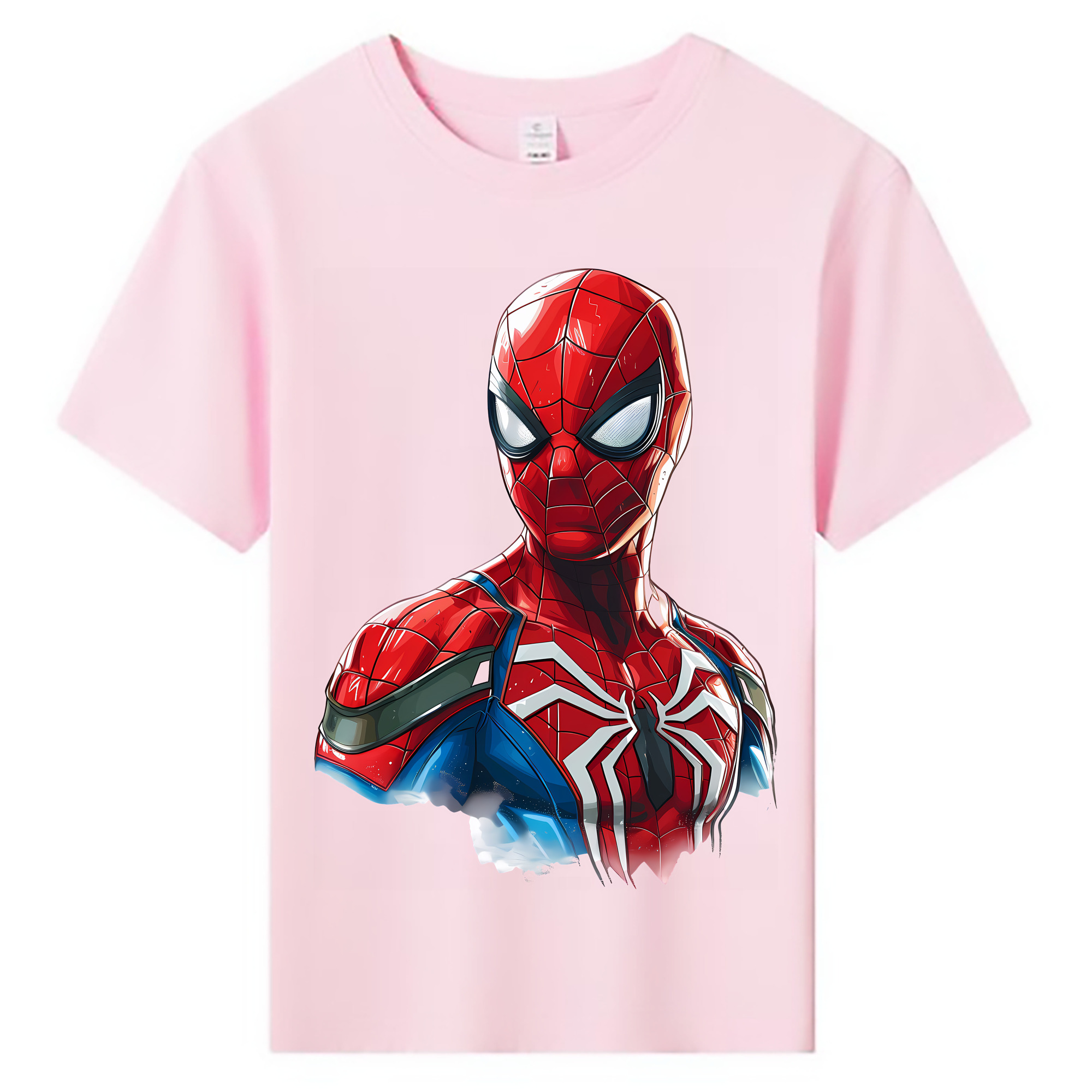 （画像用） Spider Man スパイダーマン 綿100％キッズTシャツ（フロントプリント）