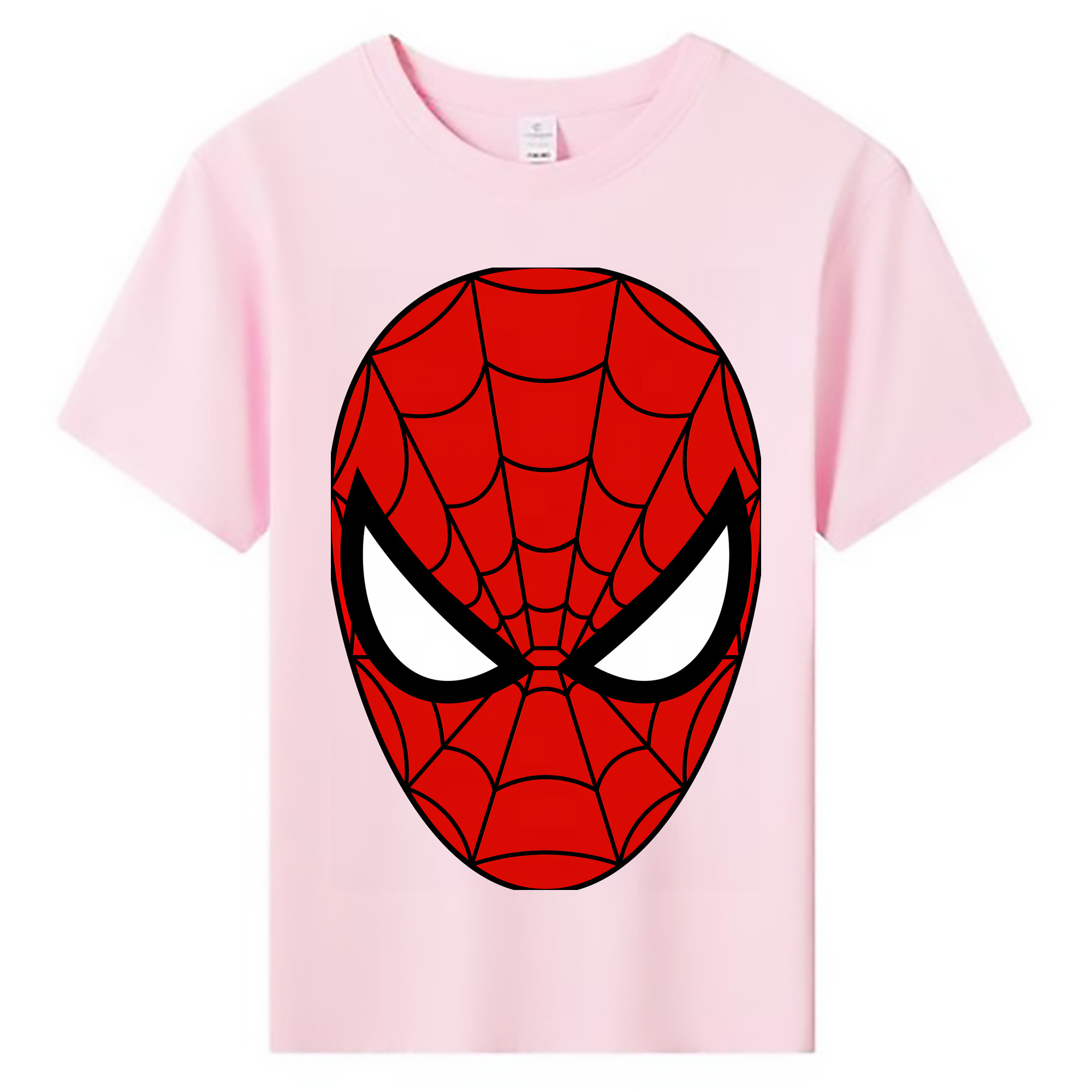 （画像用） Spider Man スパイダーマン 綿100％キッズTシャツ（フロントプリント）