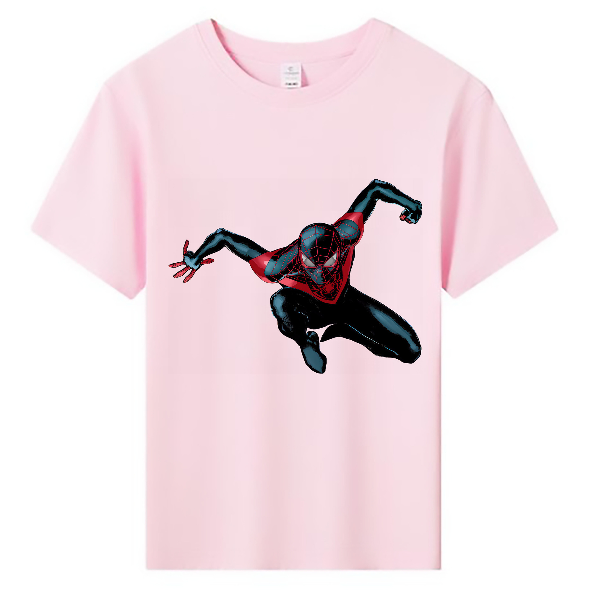 （画像用） Spider Man スパイダーマン 綿100％キッズTシャツ（フロントプリント）
