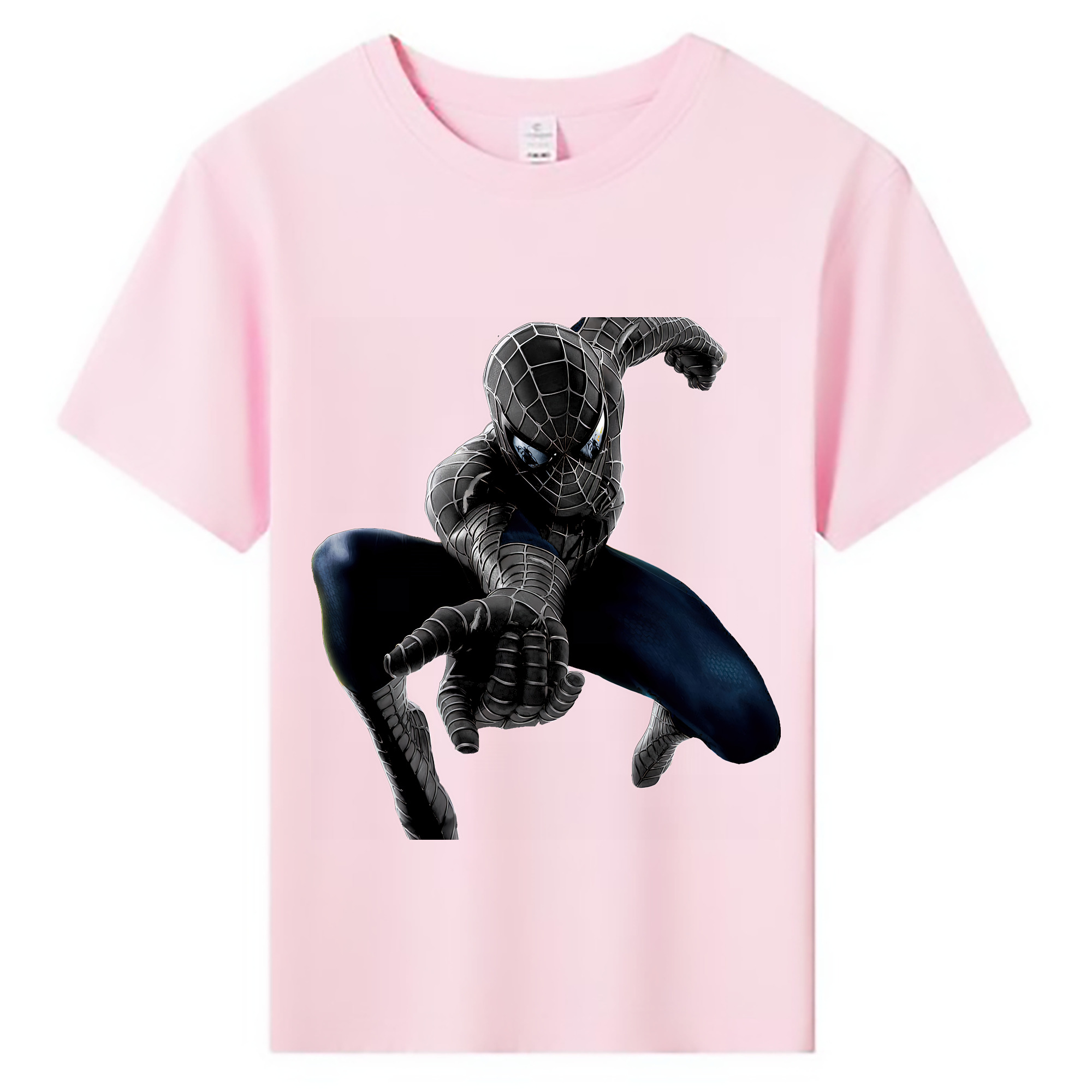 （画像用） Spider Man スパイダーマン 綿100％キッズTシャツ（フロントプリント）