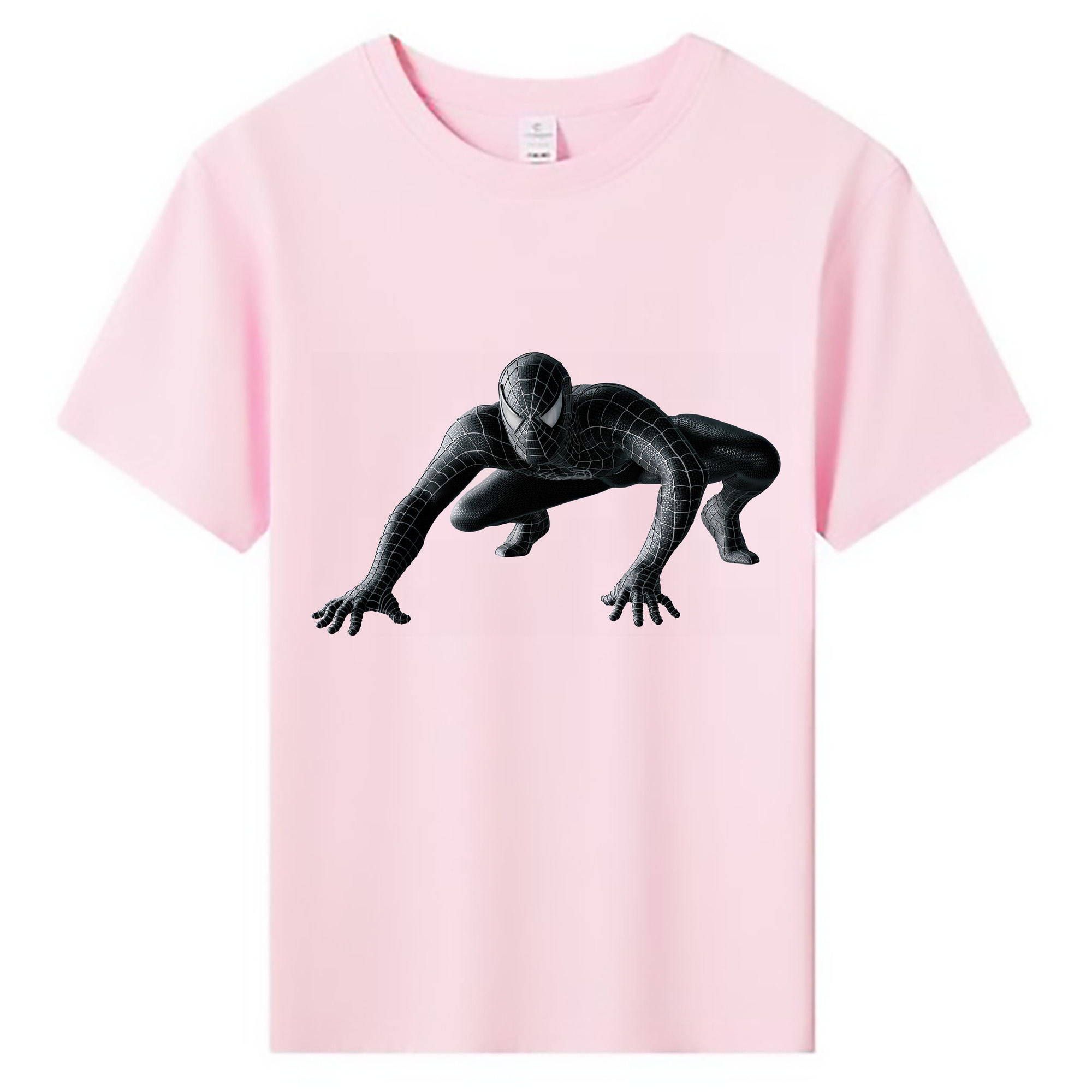 （画像用） Spider Man スパイダーマン 綿100％キッズTシャツ（フロントプリント）